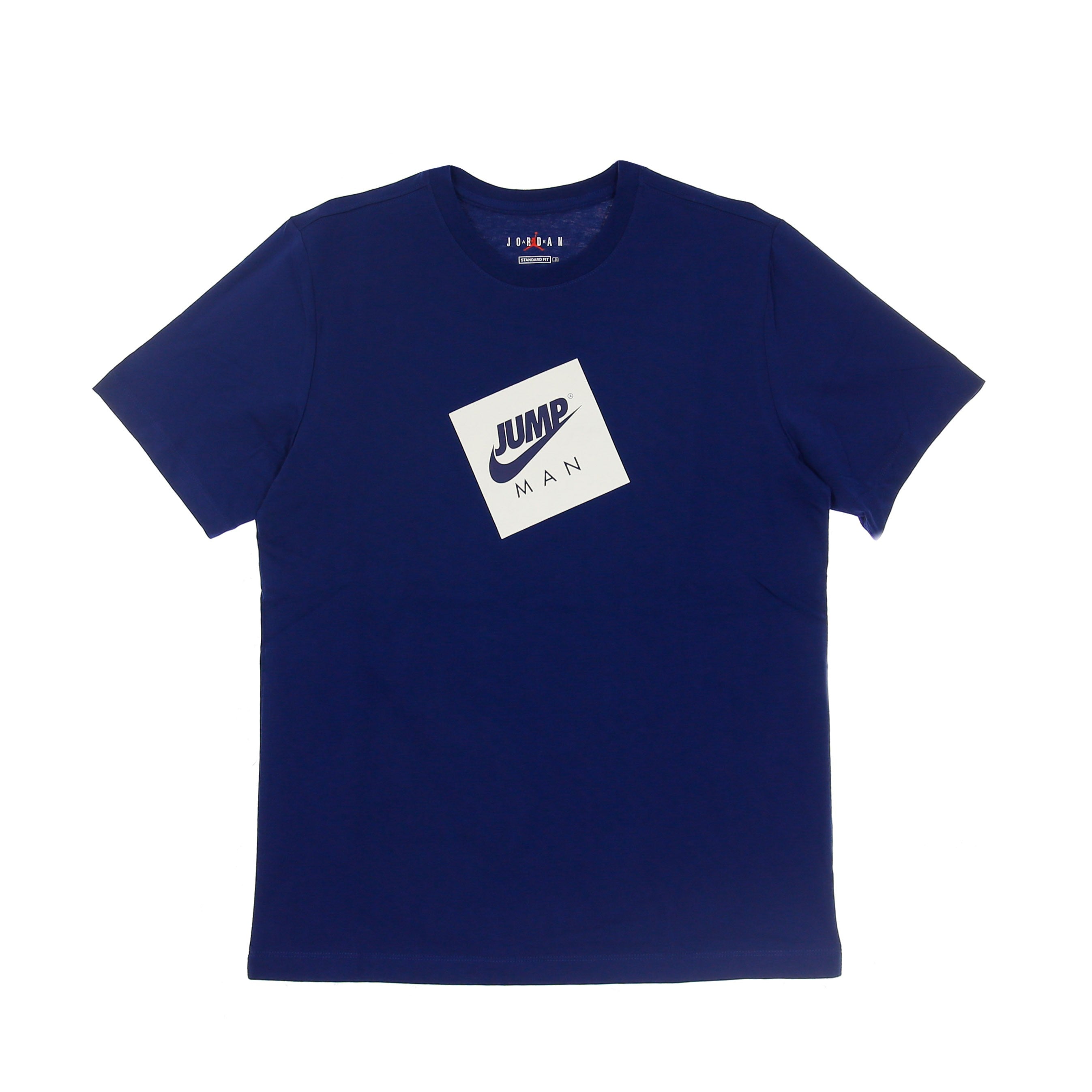 Jordan, Maglietta Uomo Jumpman Box Tee, Blue Void/white