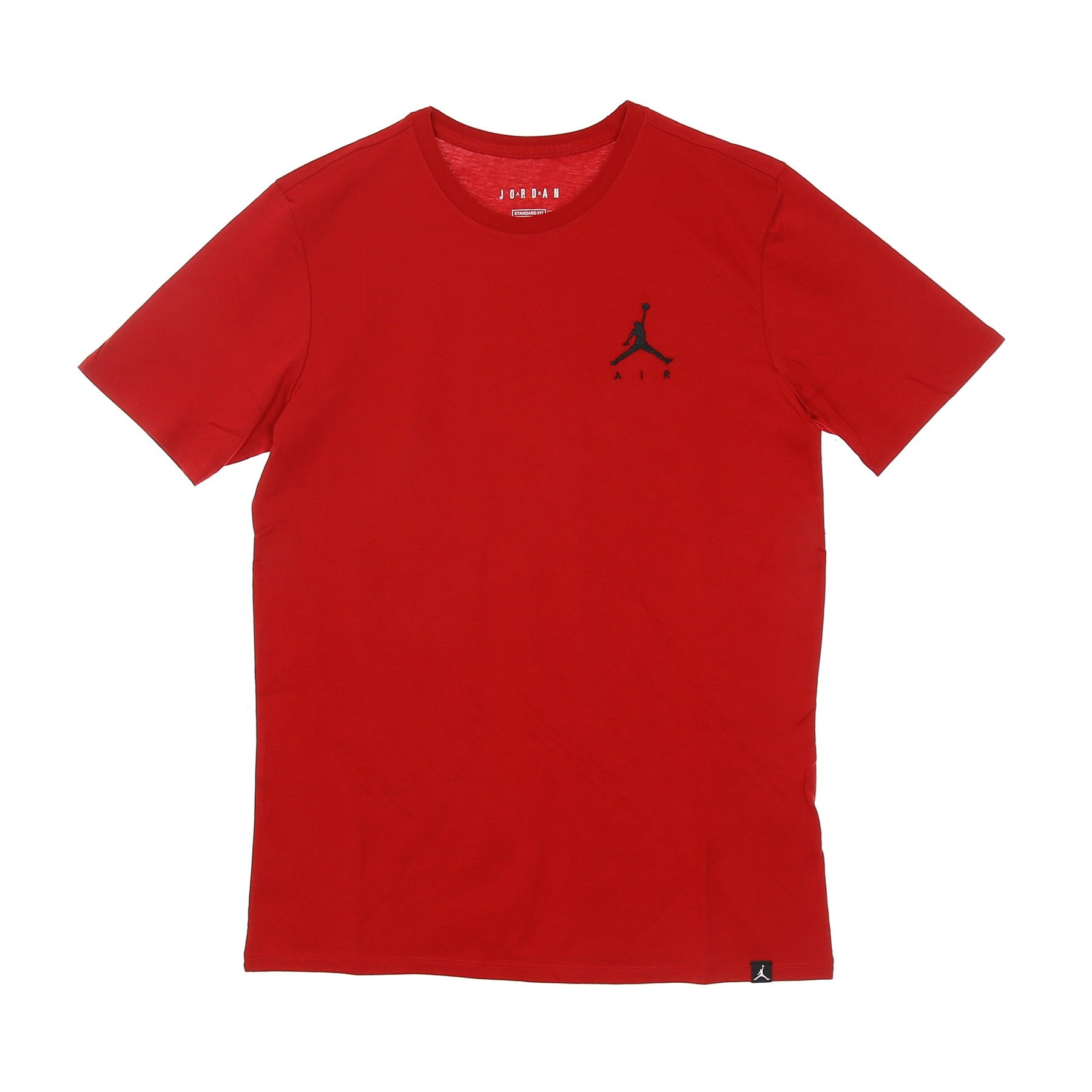 Jordan, Maglietta Uomo Jumpman Air Embroidered, Gym Red/black