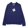 Jordan, Felpa Leggera Cappuccio Uomo Jumpman Fleece Hoodie, Blue Void/white