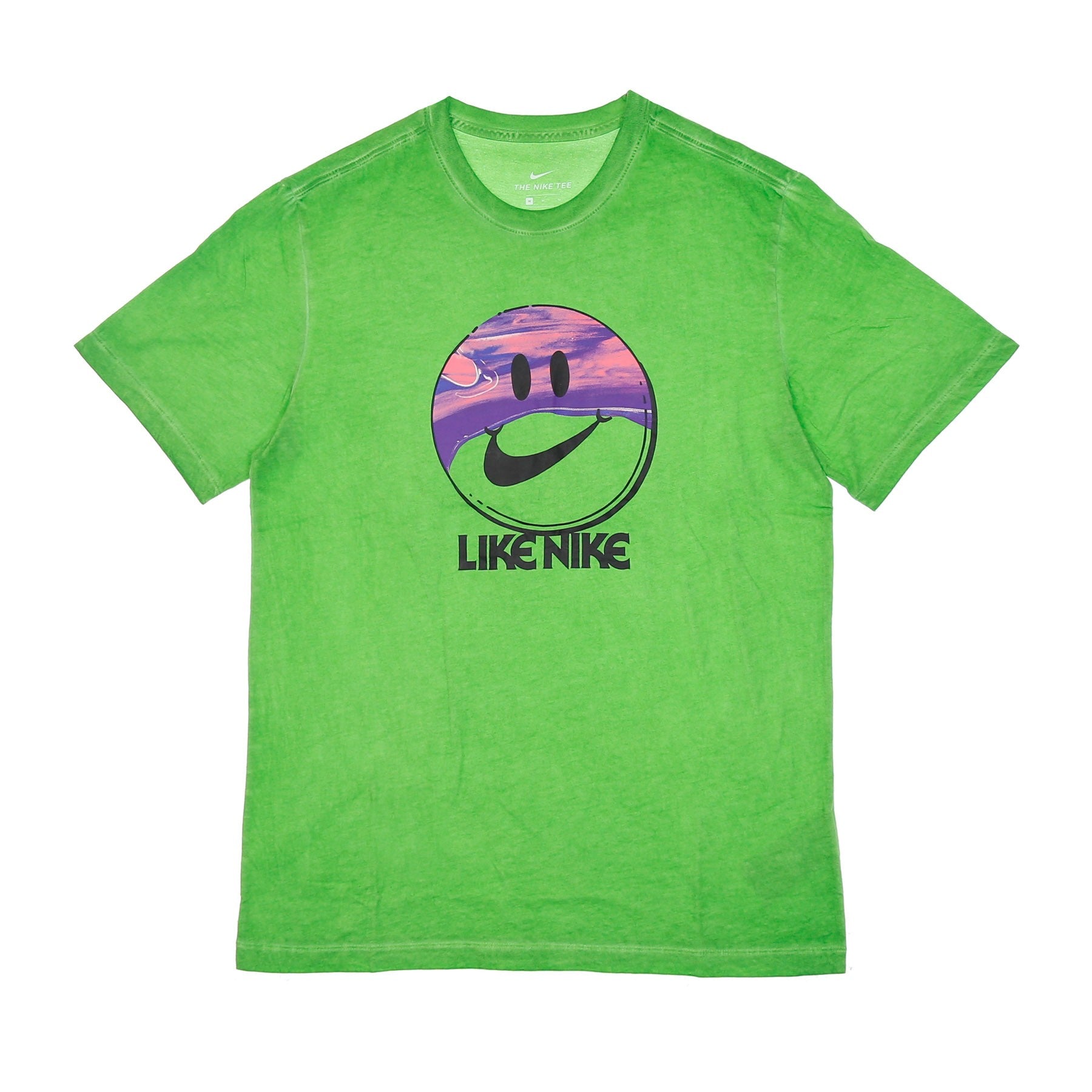 Nike, Maglietta Uomo M Sportswear Tee Spbrk Like Nike Dye, Mean Green