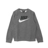 Nike, Felpa Girocollo Ragazzo B Sportswear Club Hybrid Crew, Carbon Heather