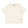 Nike, Maglietta Donna W Sportswearnsw Boyfriend  Tee All Over Print Pack, Sail/light Bone