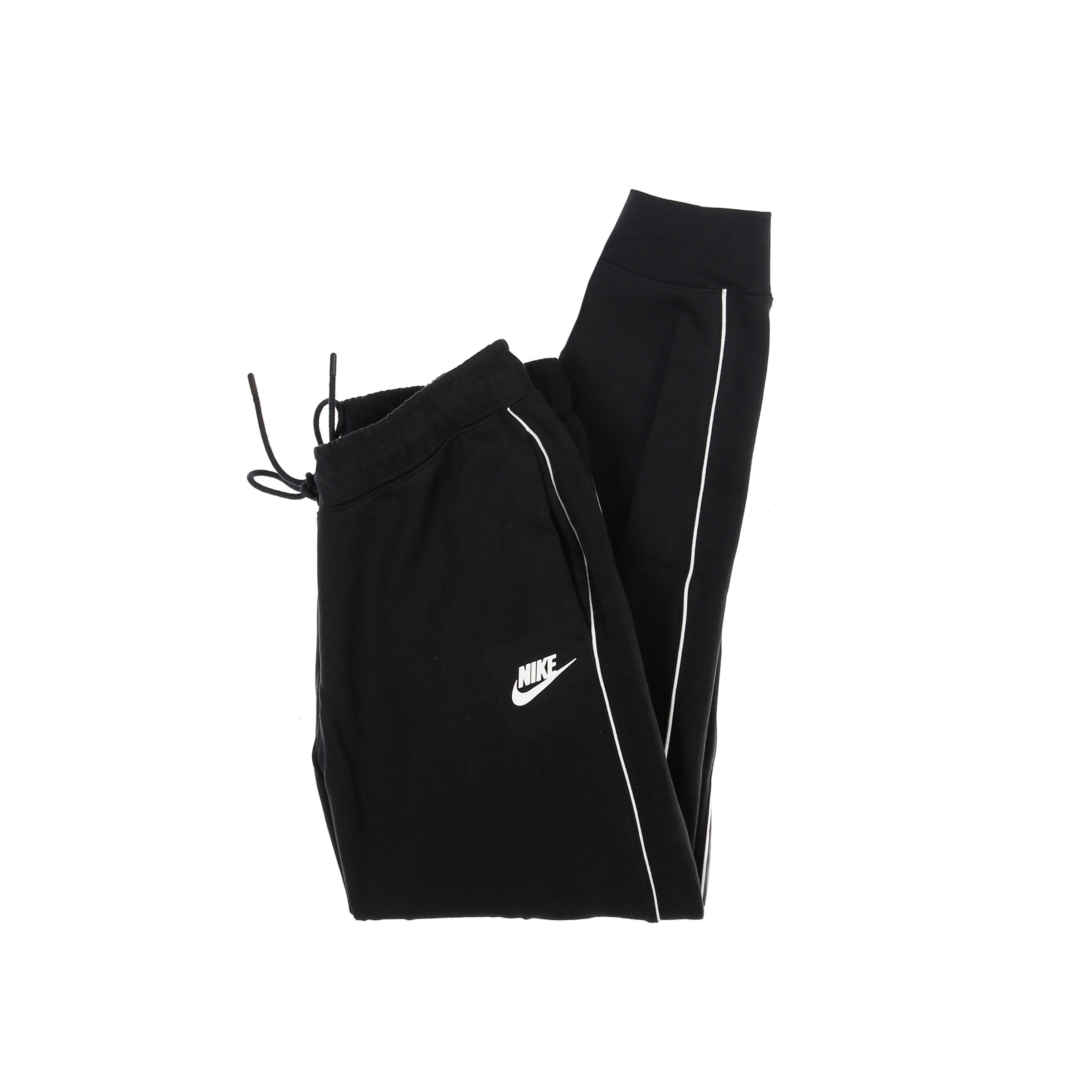 Nike, Pantalone Tuta Leggero Donna W Sportswear Millenium Essential Fleece Mr Jogger, Black/white