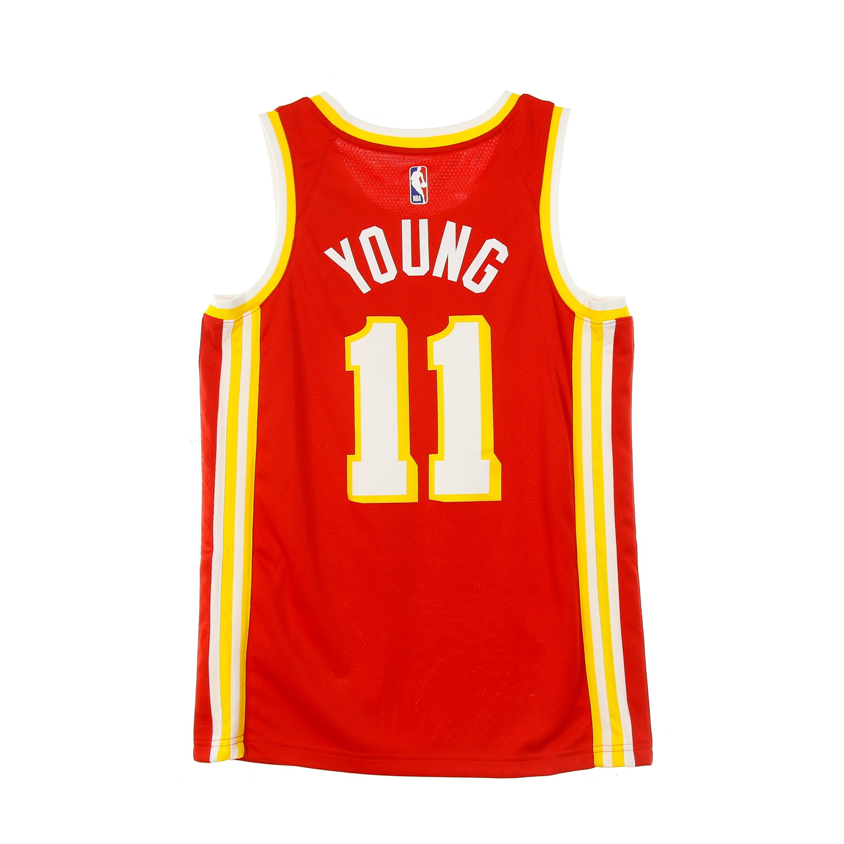 Nike Nba, Canotta Basket Uomo Nba Swingman Jersey Icon Edition 2020 No 11 Trae Young Atlhaw, 