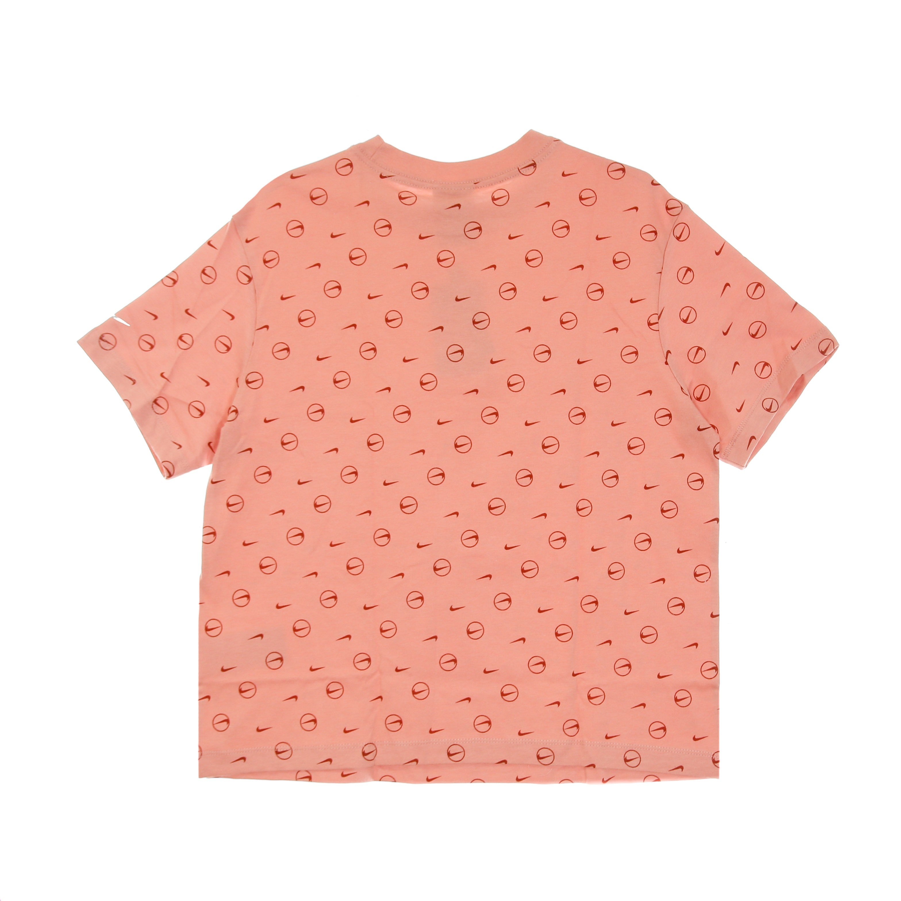 Nike, Maglietta Donna W Sportswearnsw Boyfriend  Tee All Over Print Pack, Rust Pink/canyon Rust