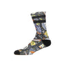 American Socks, Calza Media Uomo Signature Lucky Vandals, Black