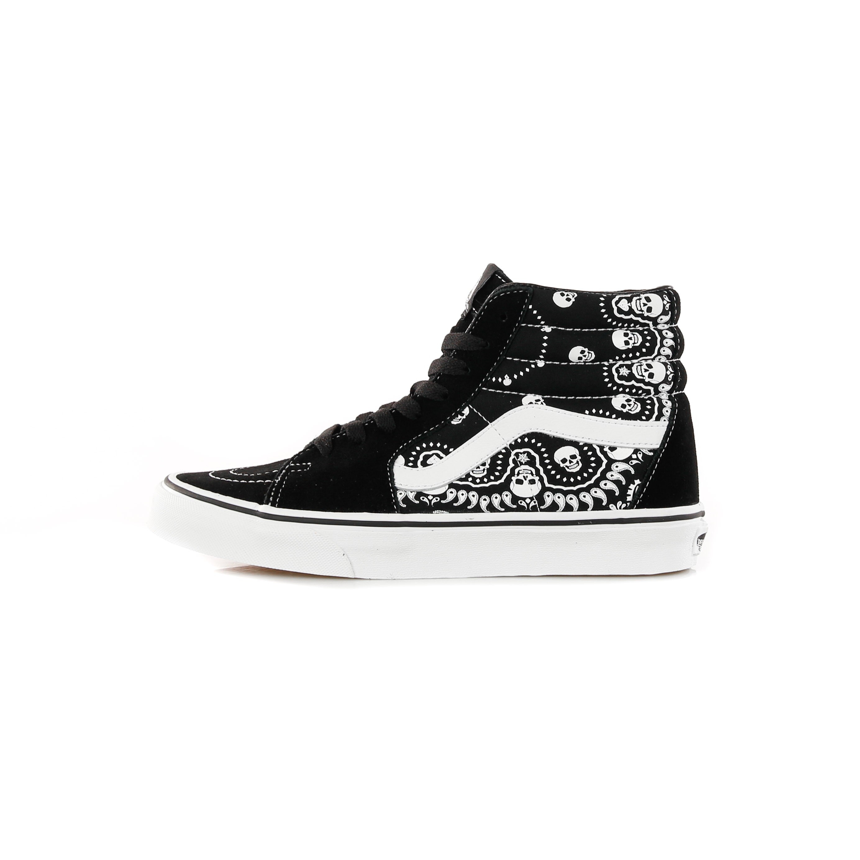 Vans, Scarpa Alta Uomo Sk8-hi (bandana), Black/true White