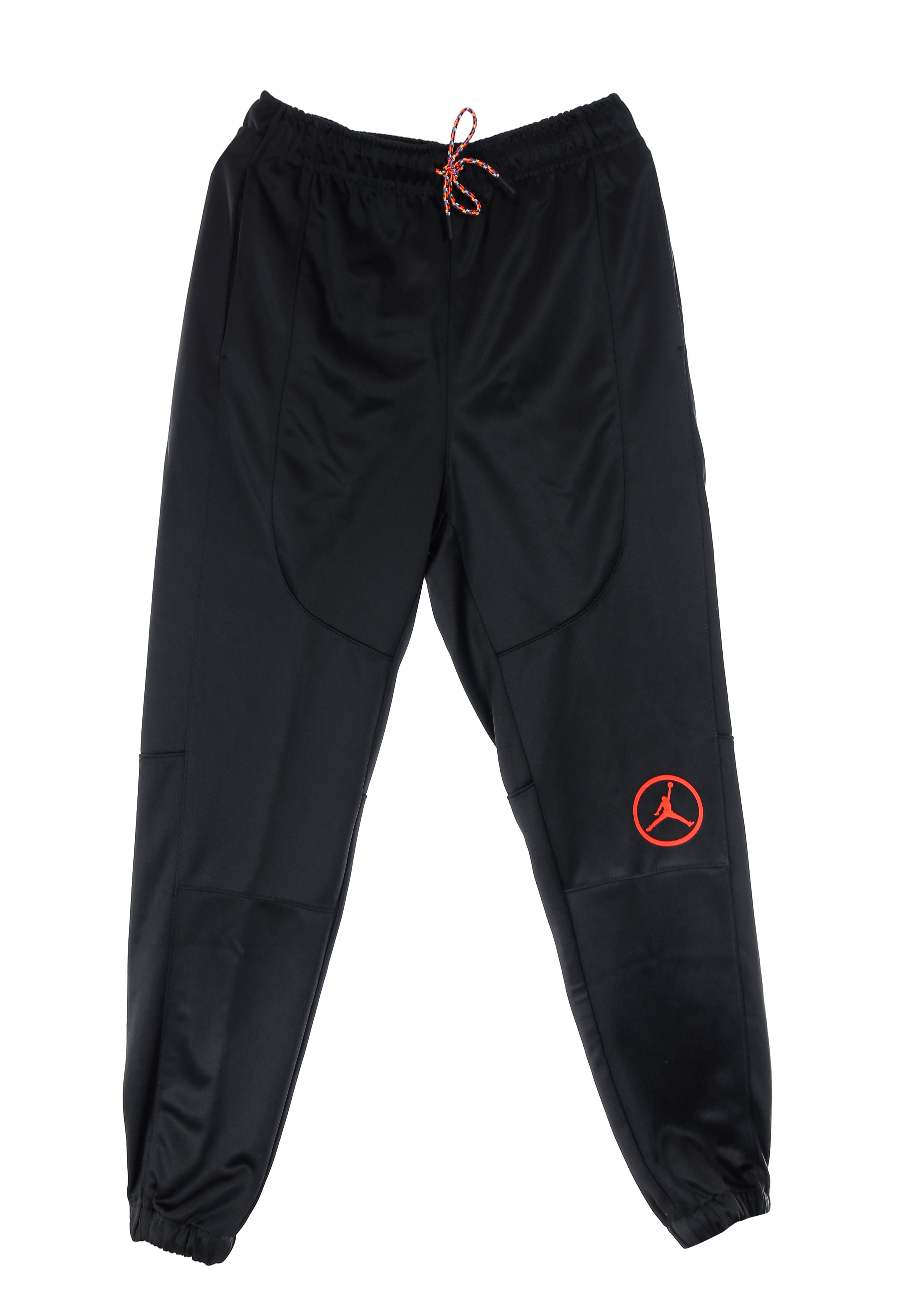 MJ Sport Dna Hybrid Tricot Pant Herren-Trainingshose, Schwarz/Chile-Rot