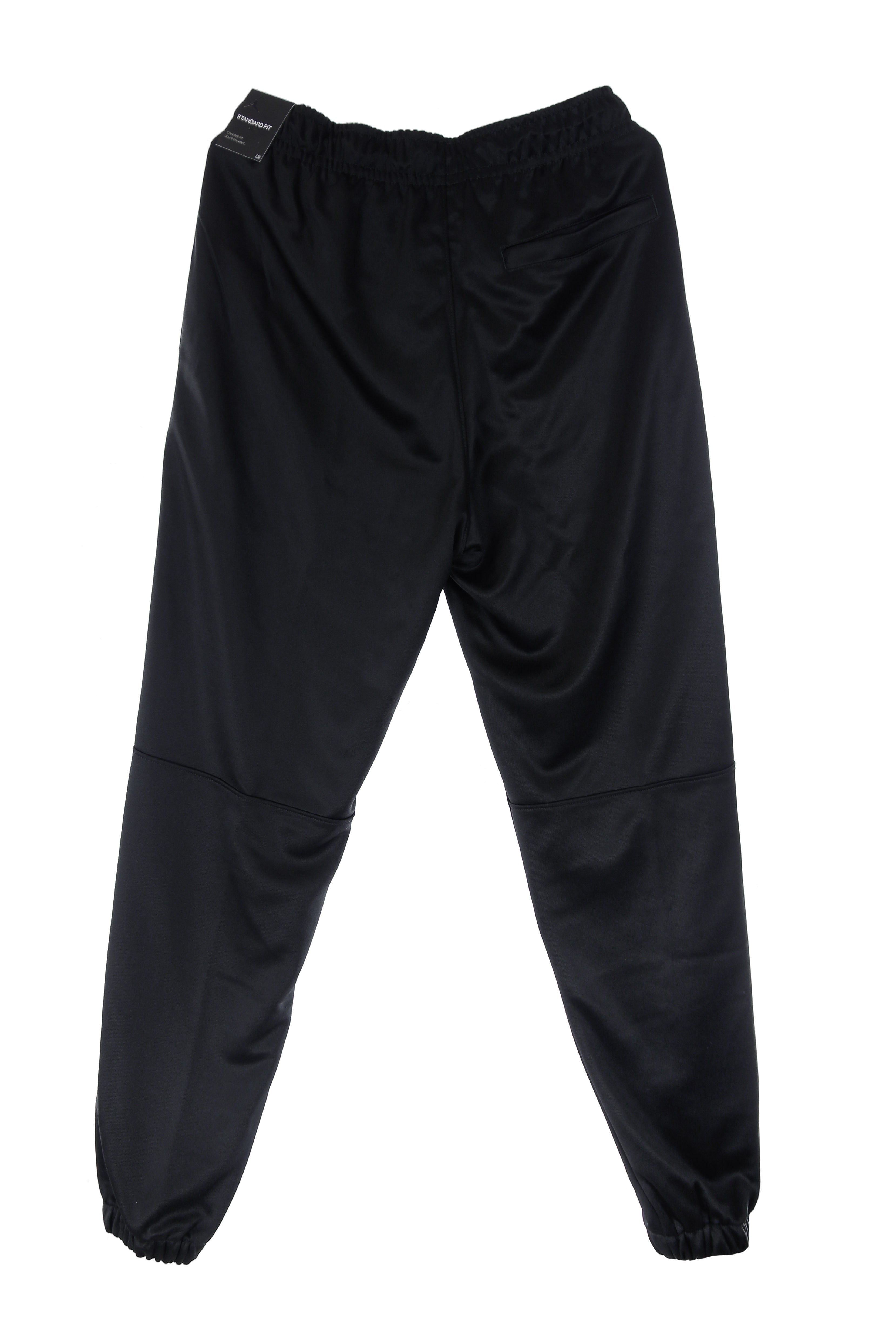 MJ Sport Dna Hybrid Tricot Pant Herren-Trainingshose, Schwarz/Chile-Rot