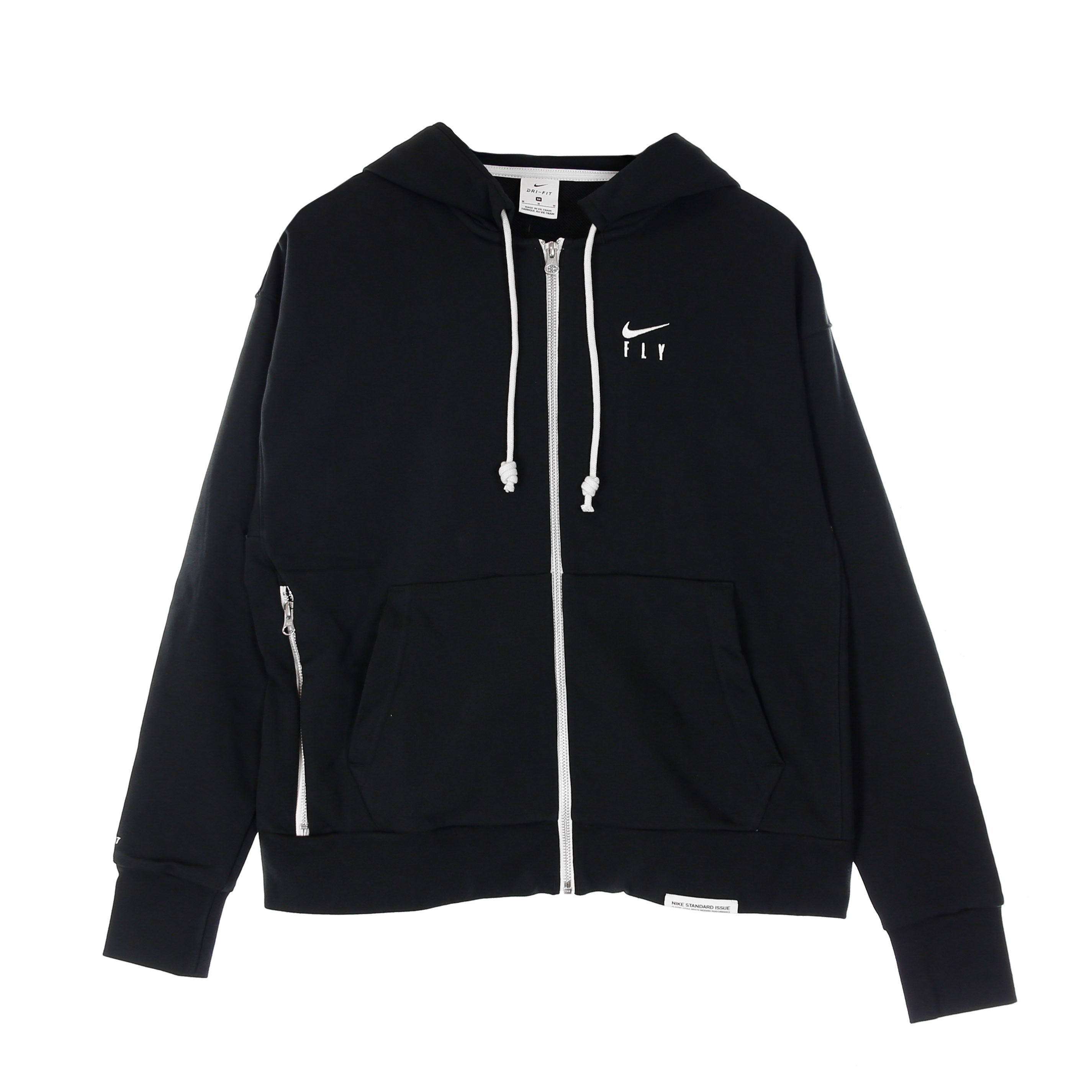 Sudadera con capucha ligera Mujer con cremallera W estándar sudadera con capucha de Zip Full-Zip Black/Pale Marfil