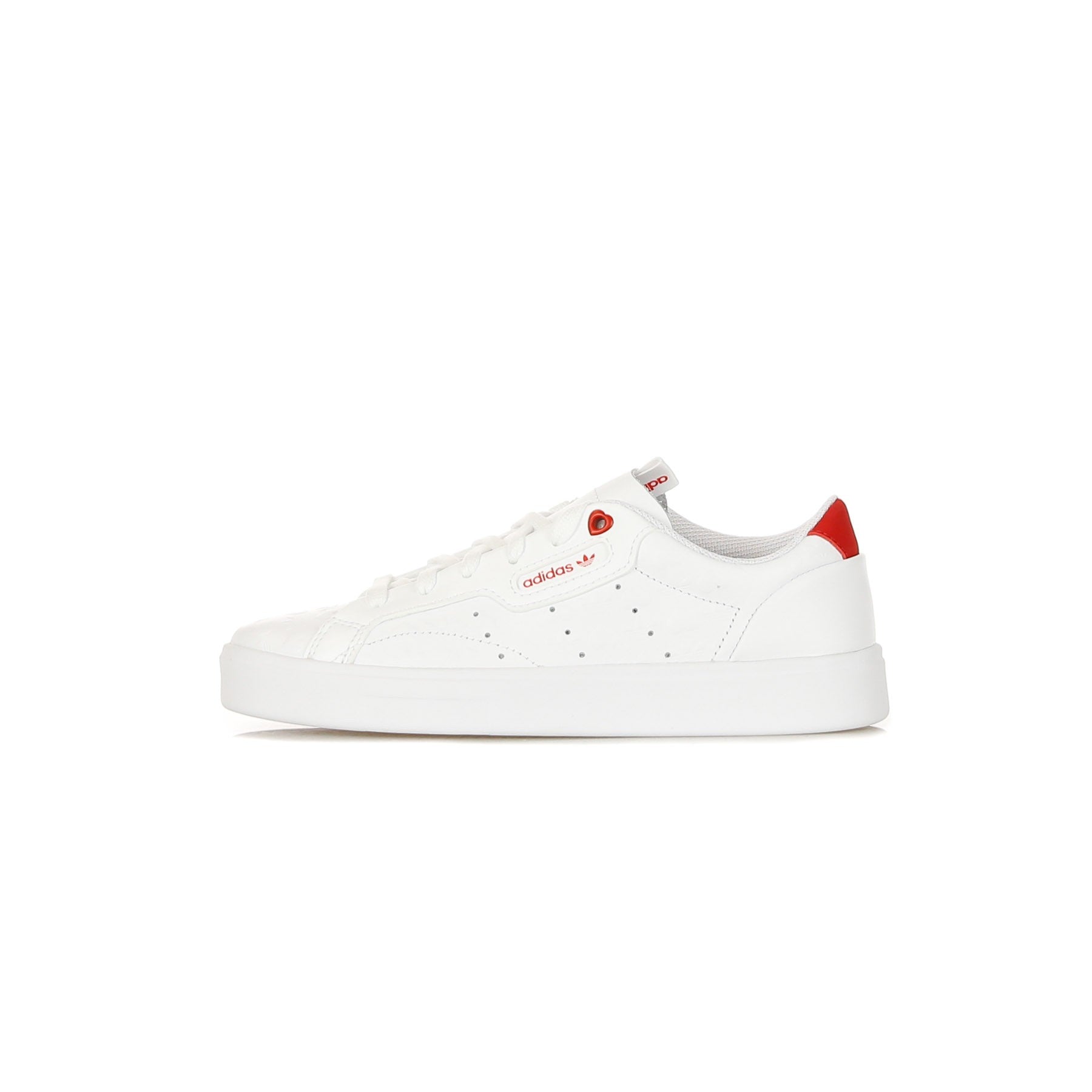 Adidas, Scarpa Bassa Donna W Sleek, Cloud White/scarlet/core Black