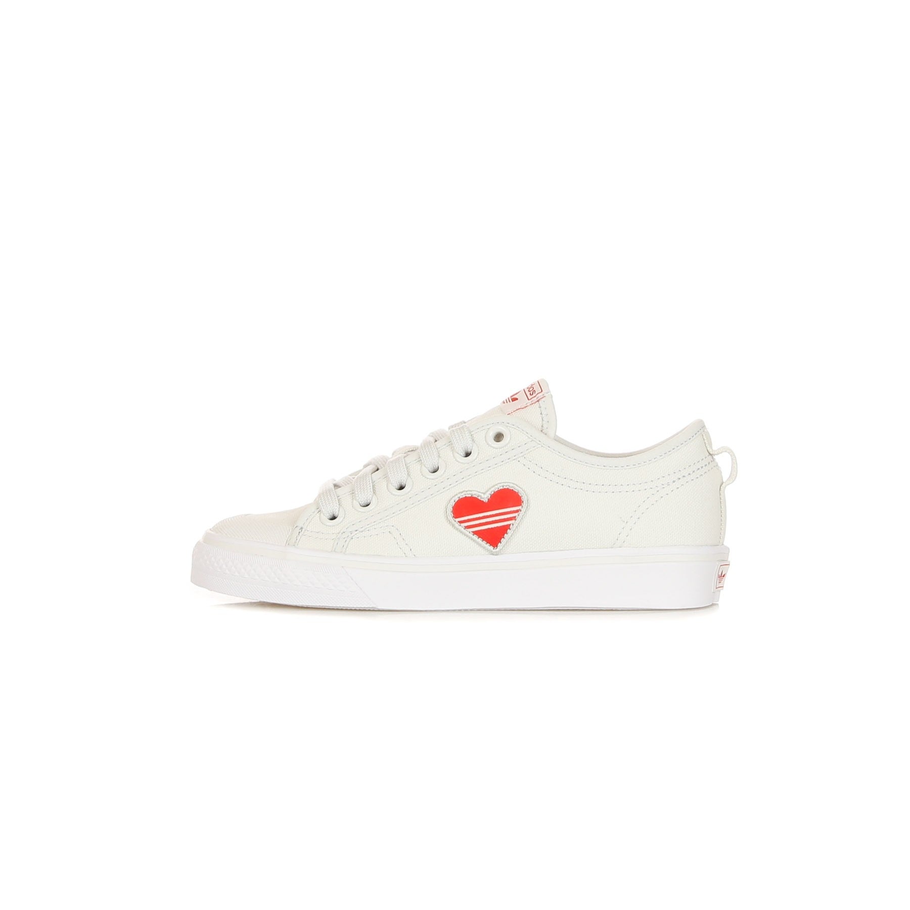 Damen-Halbschuh W Nizza Trefoil Crystal White/red/cloud White