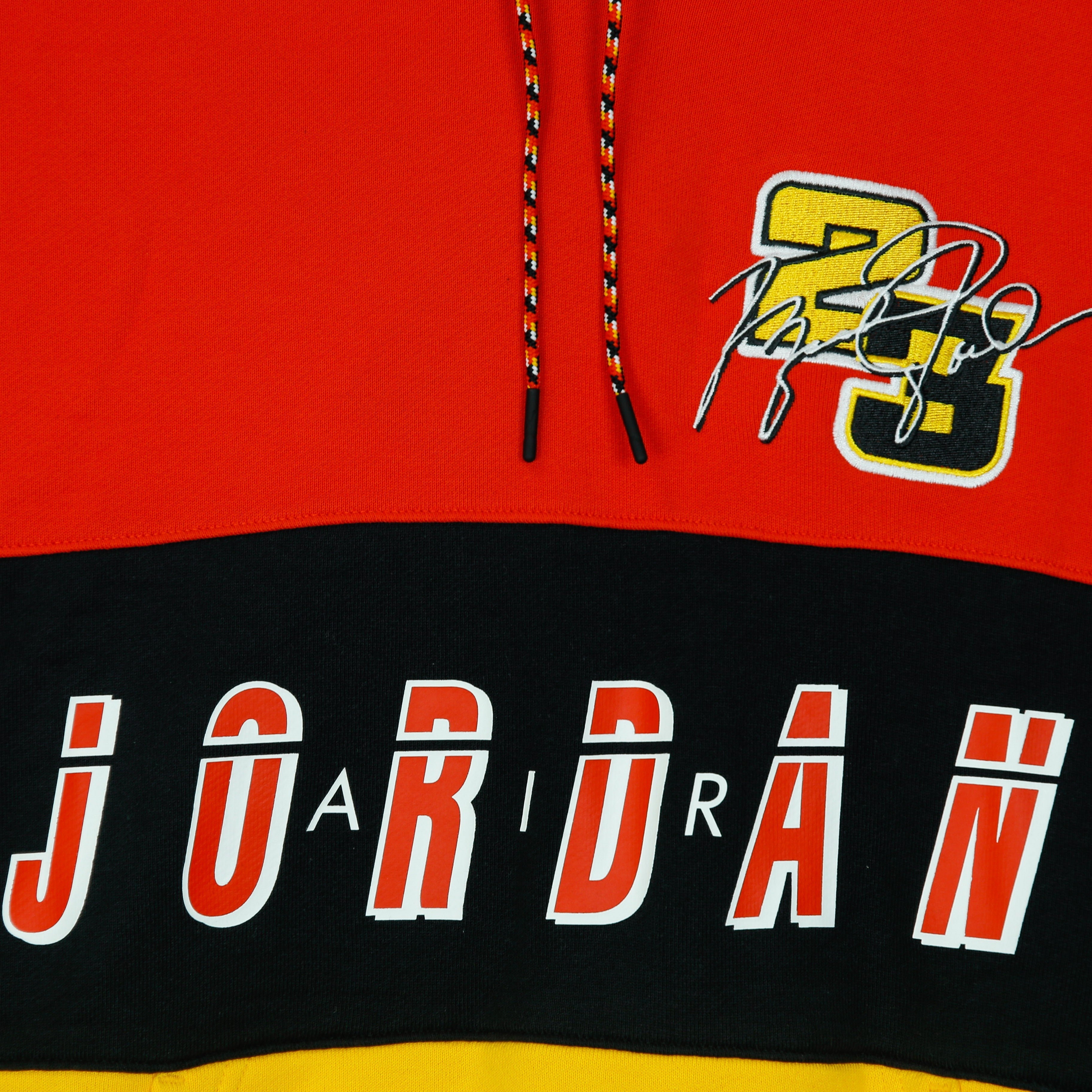 Men's Lightweight Hooded Sweatshirt M Sport Dna Po Hoodie Chile Red/university Gold/black/black