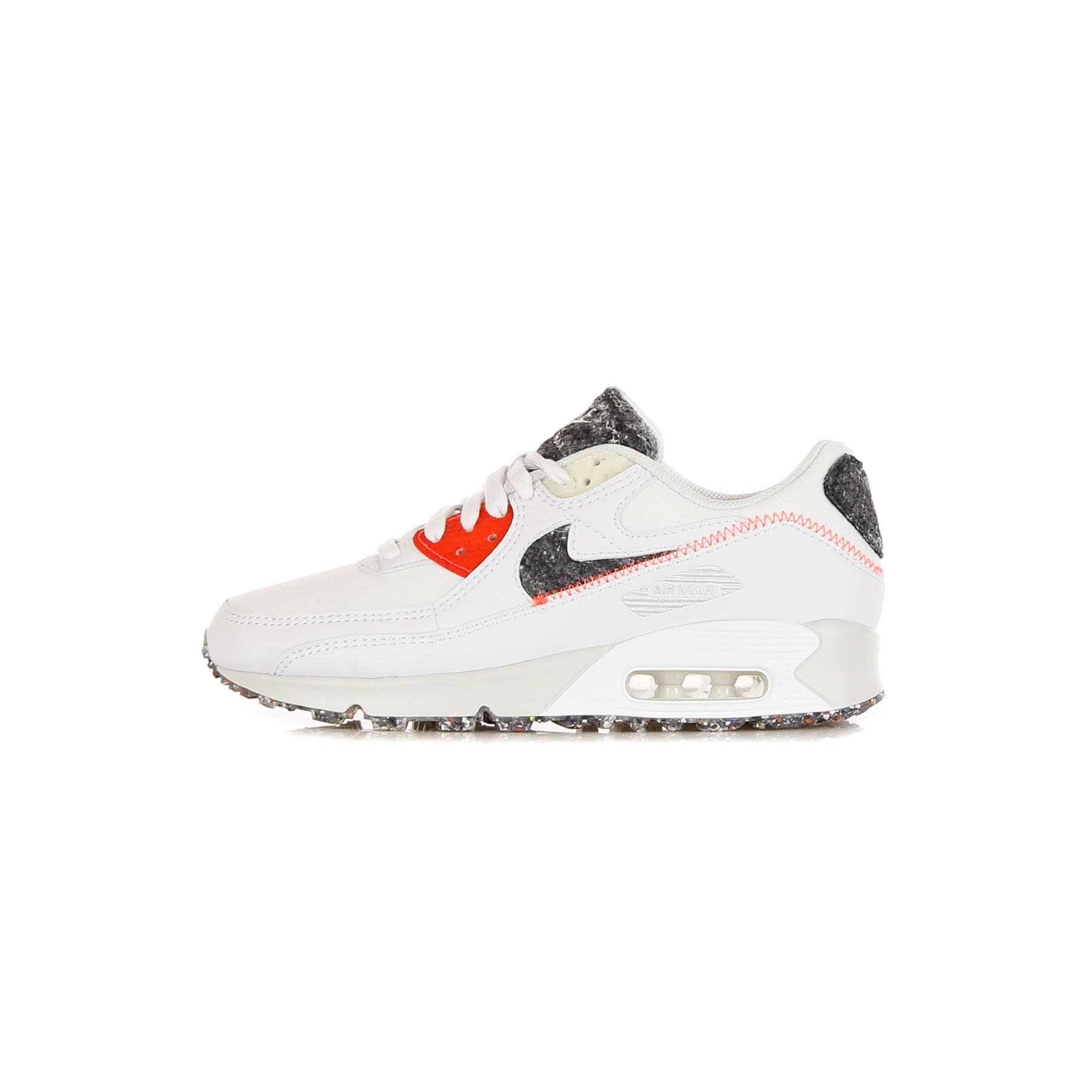 Nike, Scarpa Bassa Uomo Air Max 90, White/photon Dust/bright Crimson
