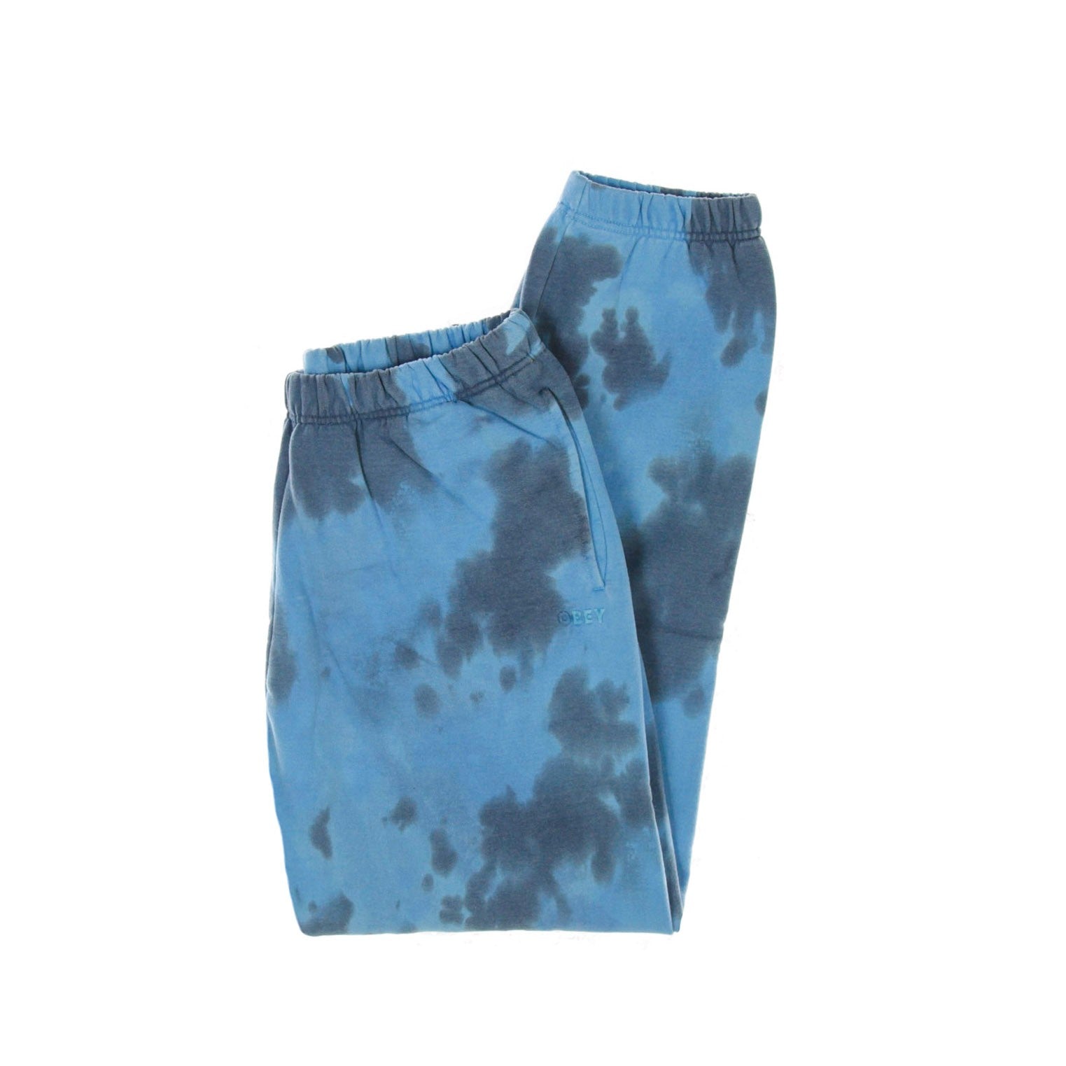 Pantalone Tuta Felpato Uomo Sustainable Tie Dye Sweatpant Blue Multi