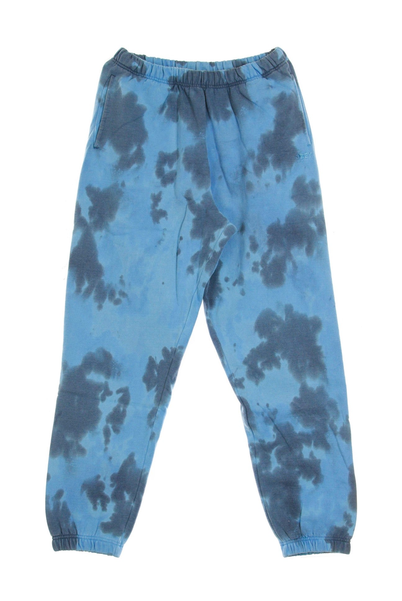 Pantalone Tuta Felpato Uomo Sustainable Tie Dye Sweatpant Blue Multi