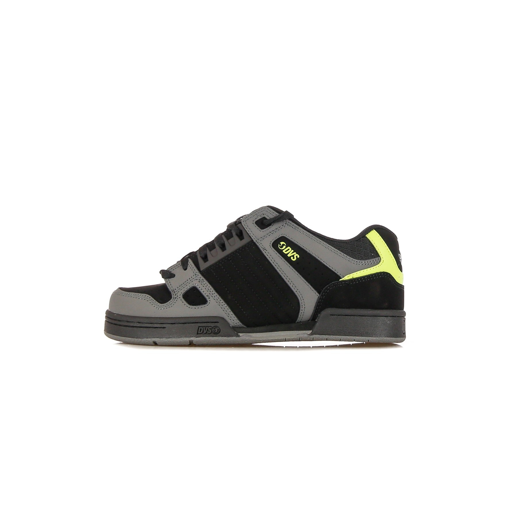 Celsius Men's Skate Shoes Black/charcoal/lime Nubuck