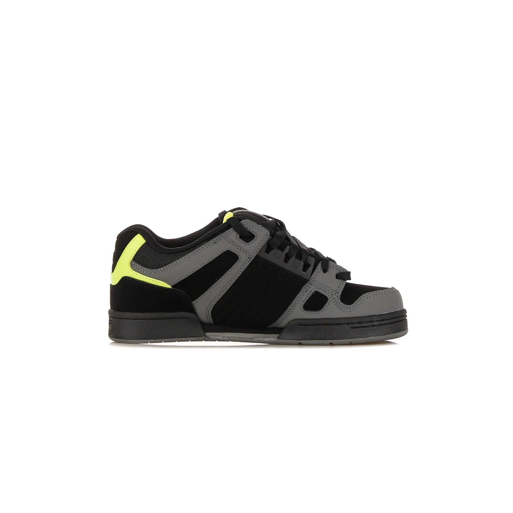 Celsius Men's Skate Shoes Black/charcoal/lime Nubuck