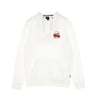 Vans, Felpa Cappuccio Uomo Rose Bed Po Hoodie, White