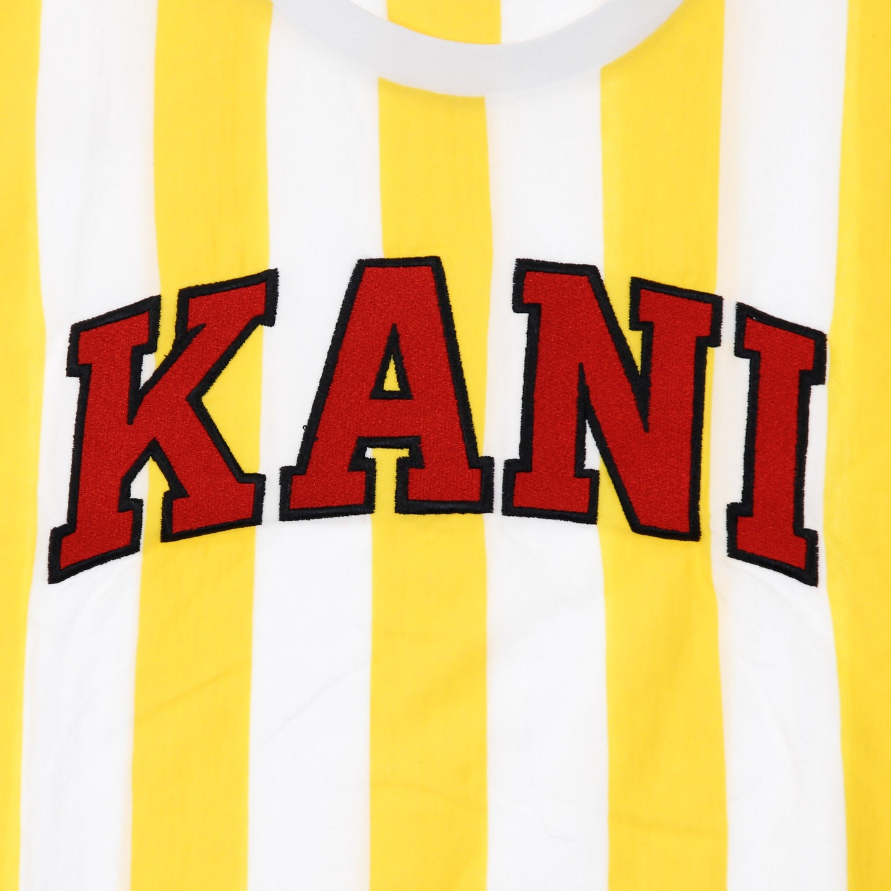 Karl Kani, Maglietta Corta Donna Serif Stripe Tee, 