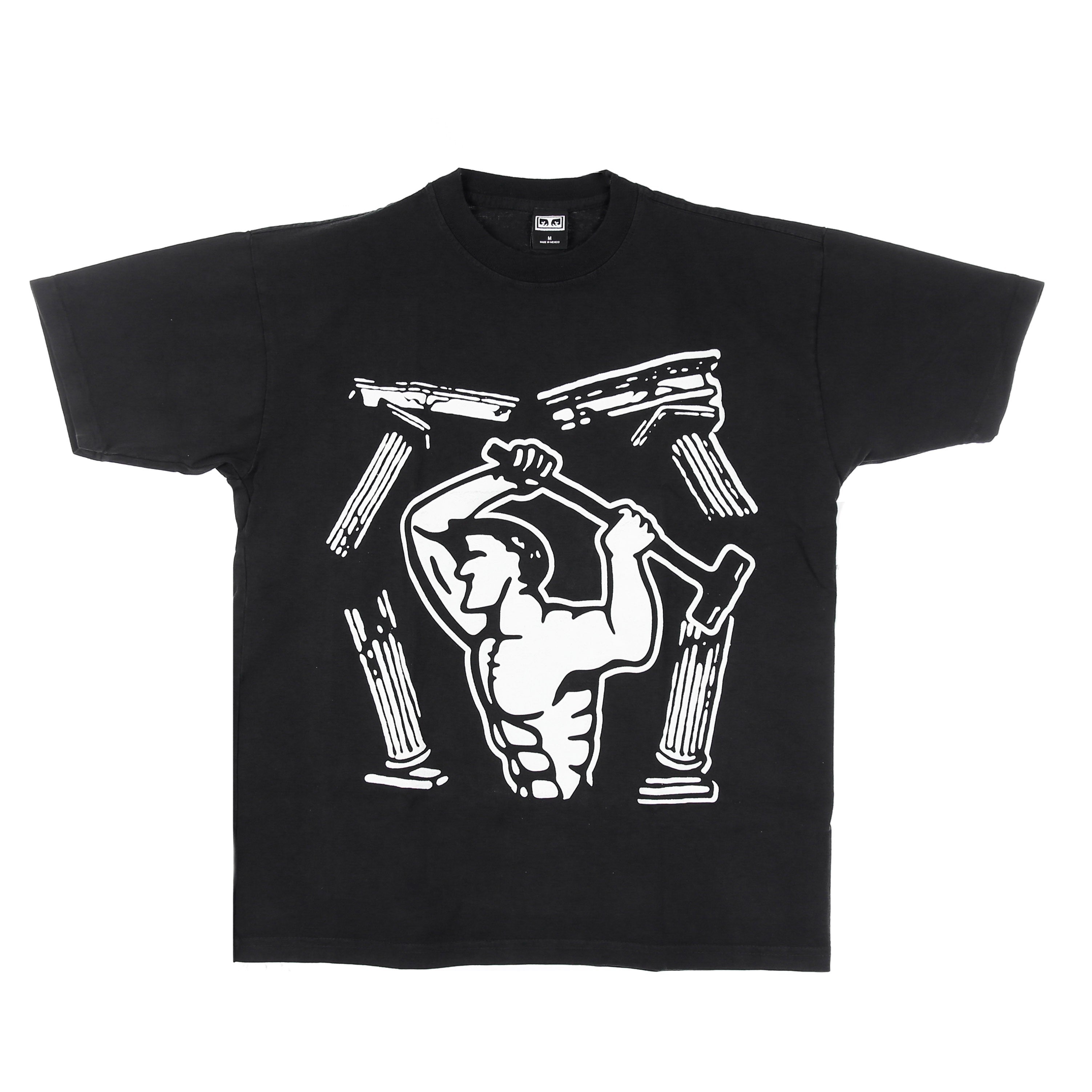 Maglietta Uomo Demolition Crew Heavyweight Tee Off Black