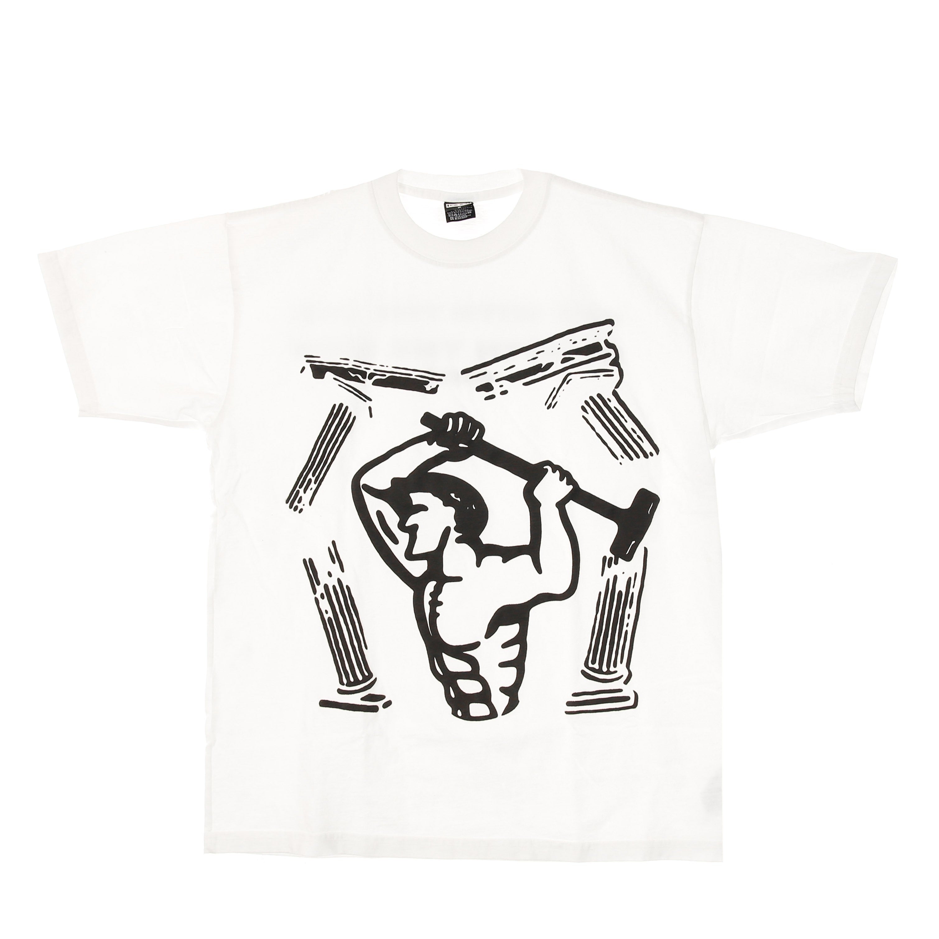 Maglietta Uomo Demolition Crew Heavyweight Tee White