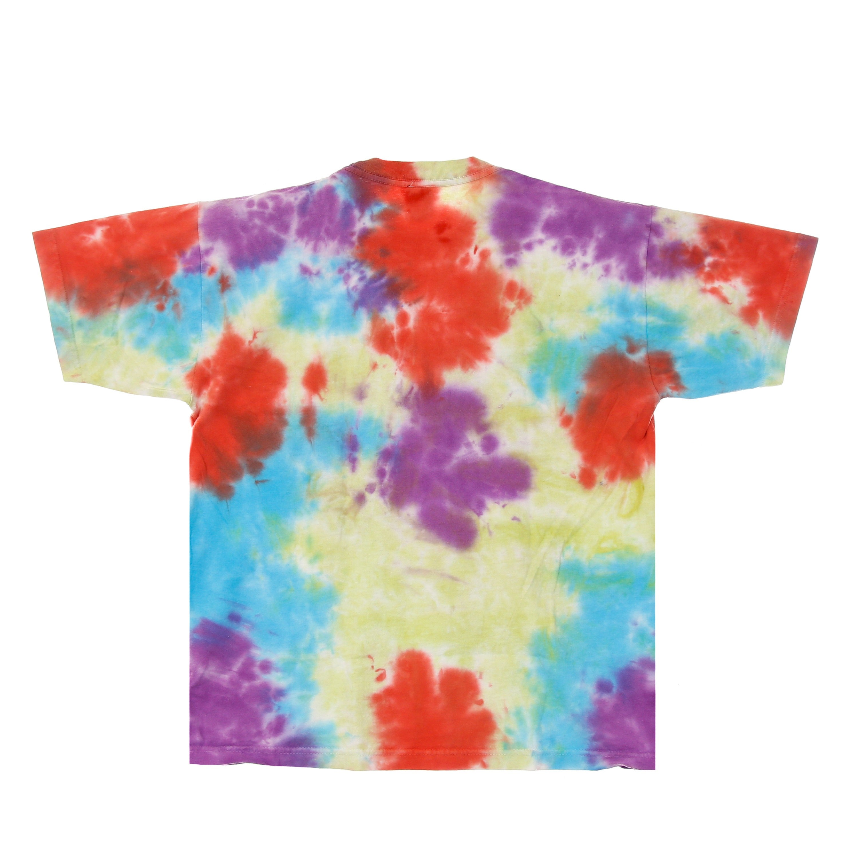 Men's T-Shirt Bold Heavyweight Blotch Tie Dye Tee Oxy Fire Blotch