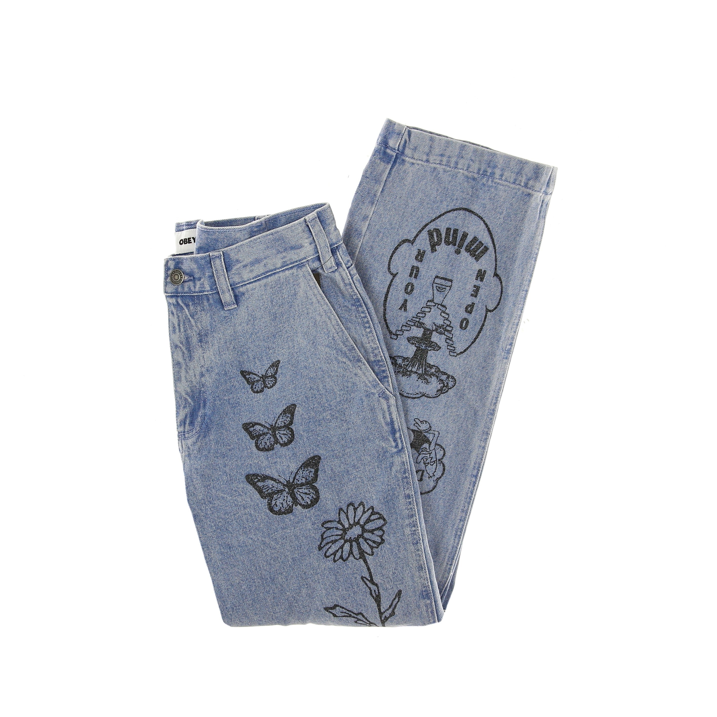 Jeans Uomo Hardwork Printed Carpenter Light Indigo