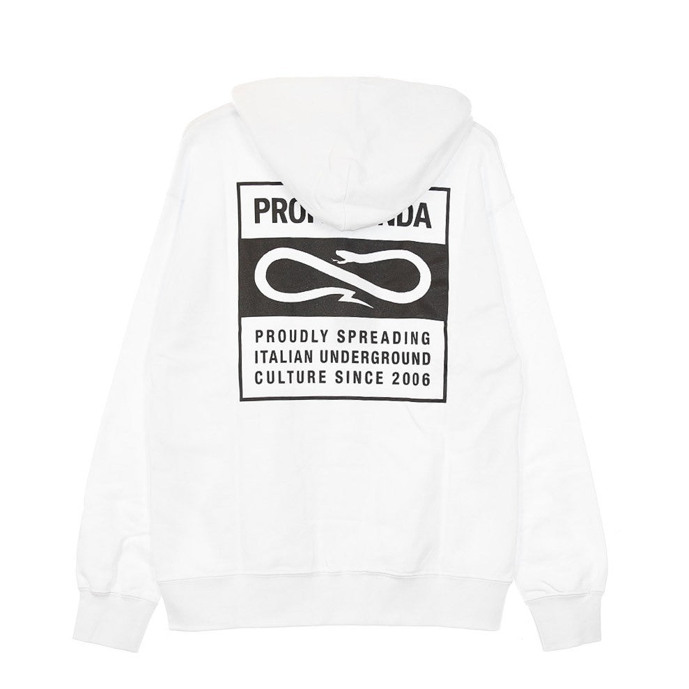 Propaganda, Felpa Leggera Cappuccio Uomo Blank Hoodie, 