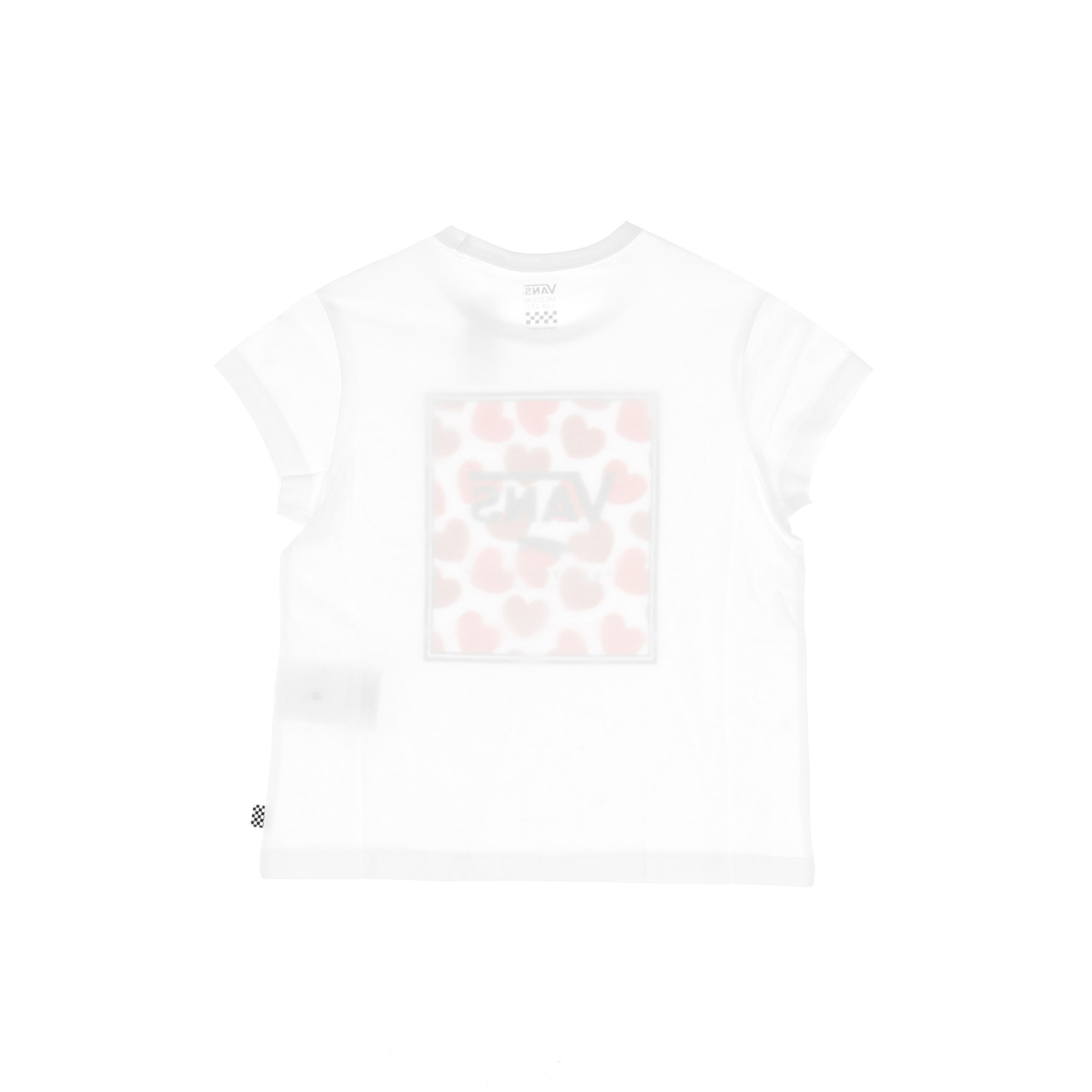 Girl T -Shirt Candores Corazones Blancos