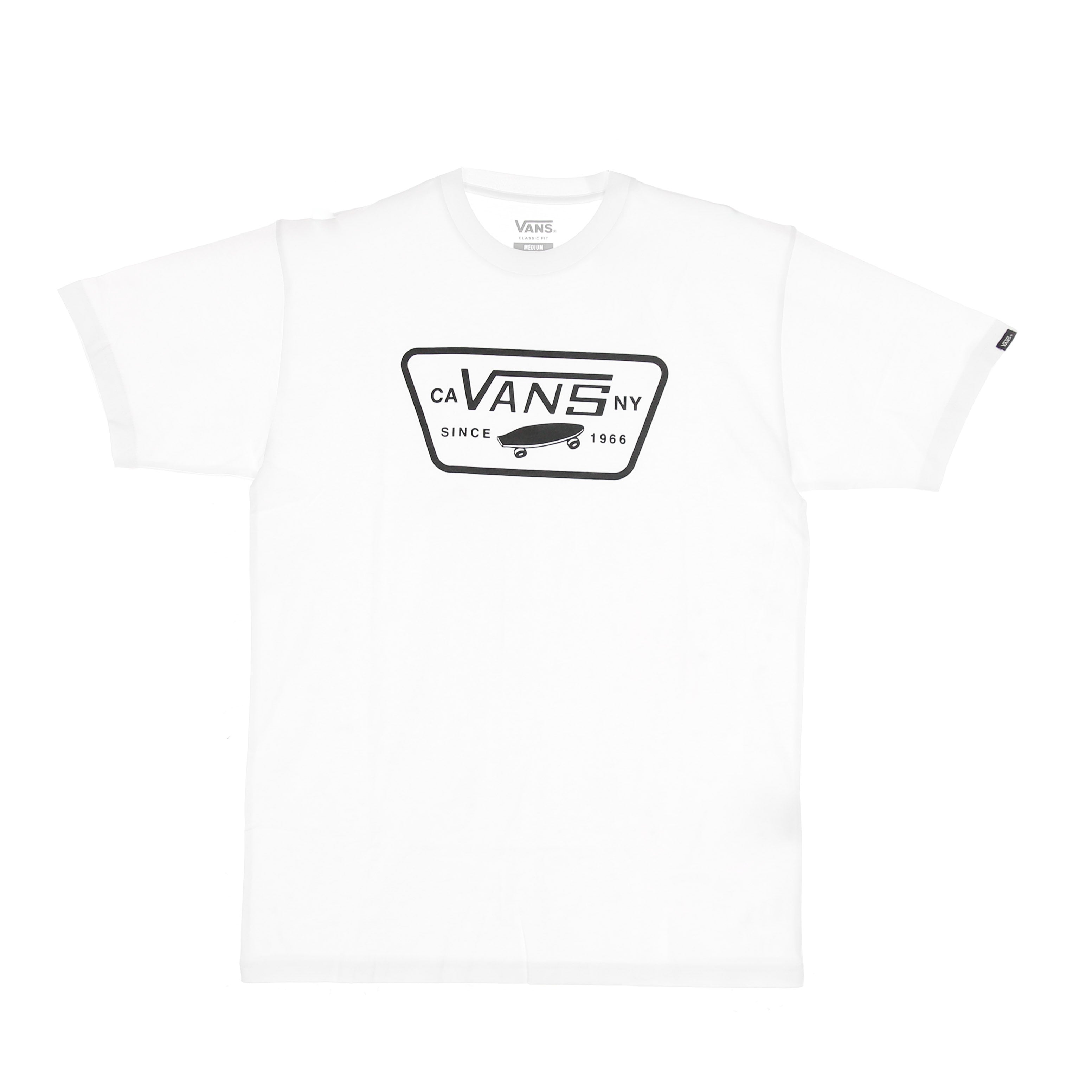 Vans, Maglietta Uomo Full Patch Tee, White/black