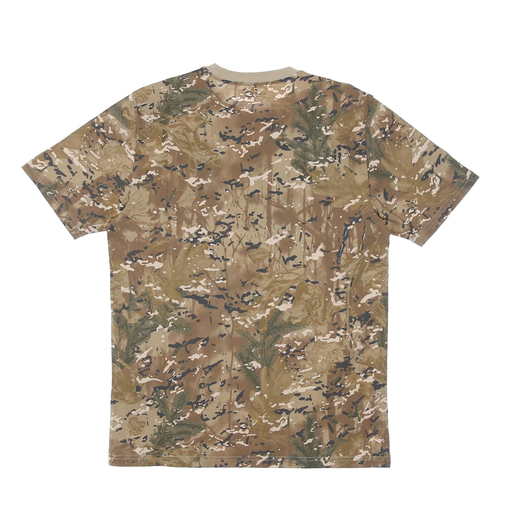 Maglietta Uomo Script Tee Camo Combi/desert/white