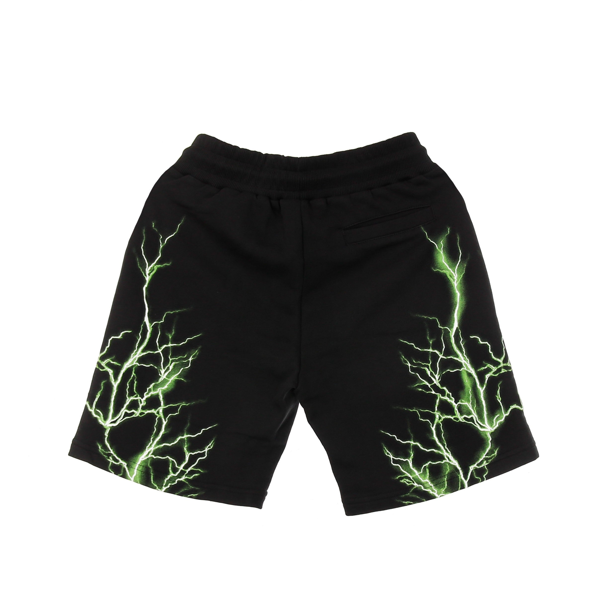 Phobia, Pantalone Corto Tuta Uomo Green Lightning Shorts, 