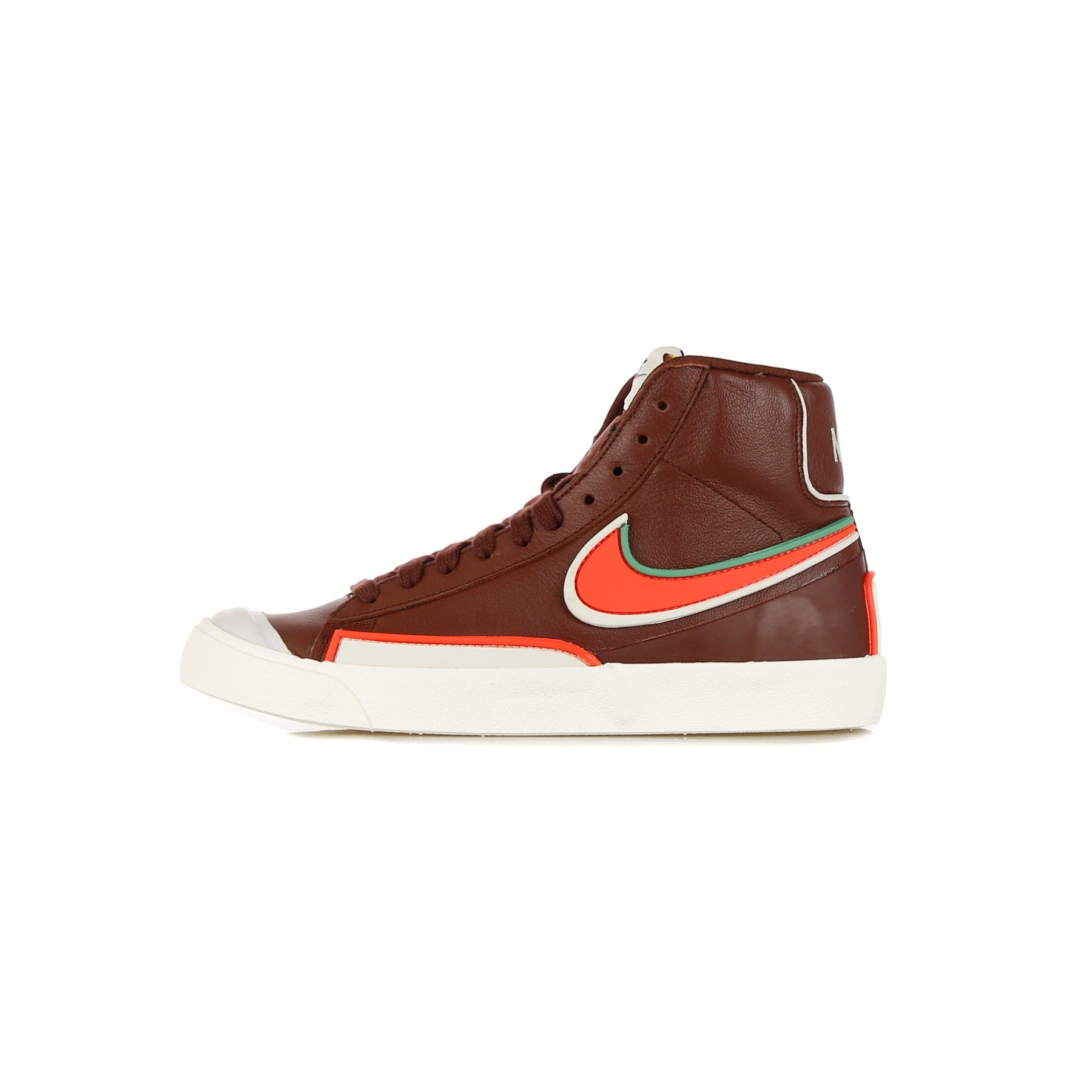 Nike, Scarpa Alta Uomo Blazer Mid 77 Infinite, Bronze Eclipse/bright Crimson/light Bone