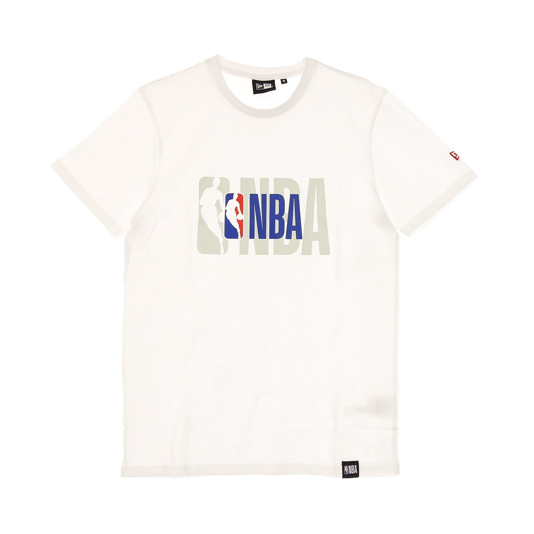 New Era, Maglietta Uomo Nba Logo Tee, White