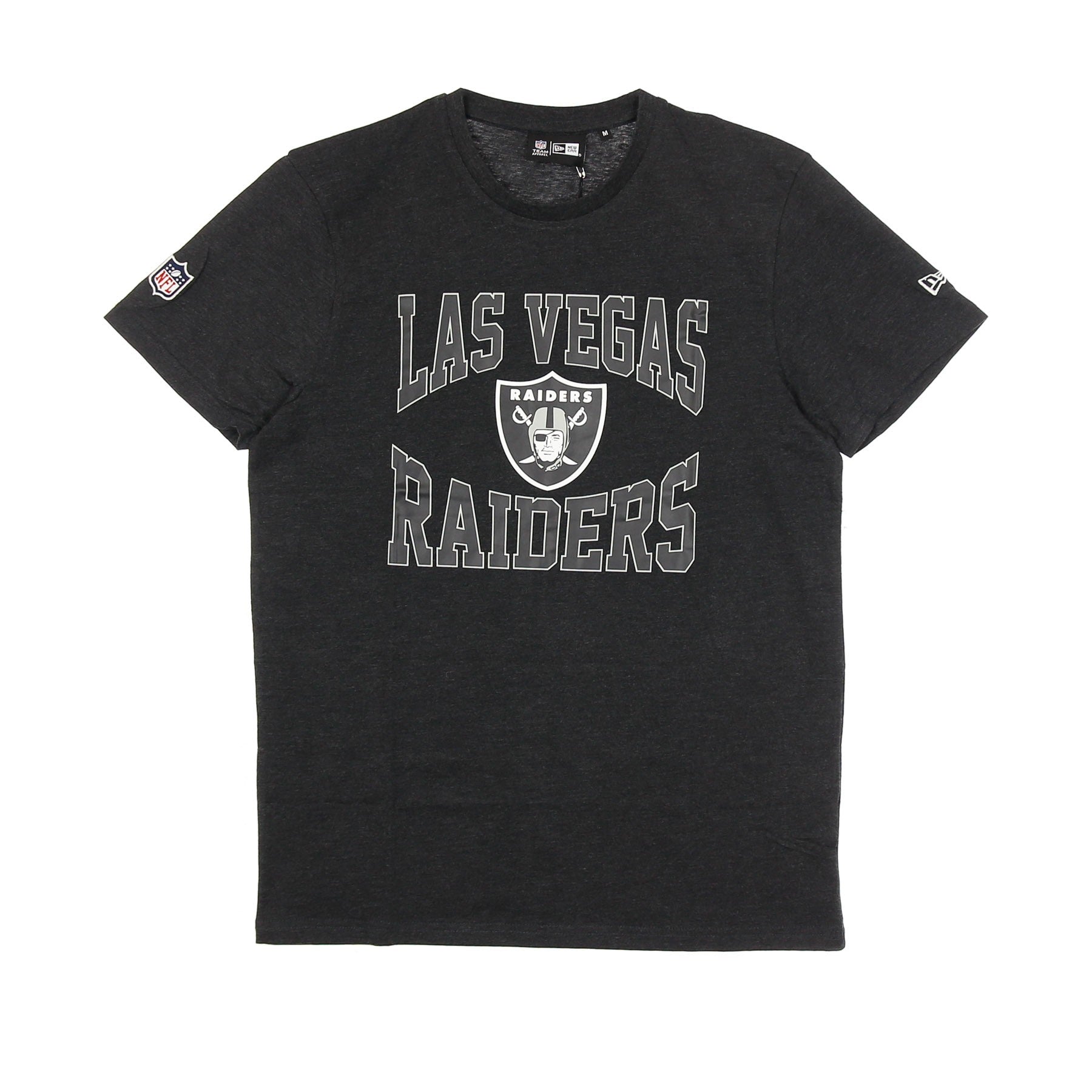 New Era, Maglietta Uomo Nfl Team Logo Tee Lasrai, Heather Graphite/original Team Colors