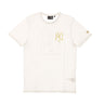 New Era, Maglietta Uomo Mlb Metallic Tee Neyyan, White