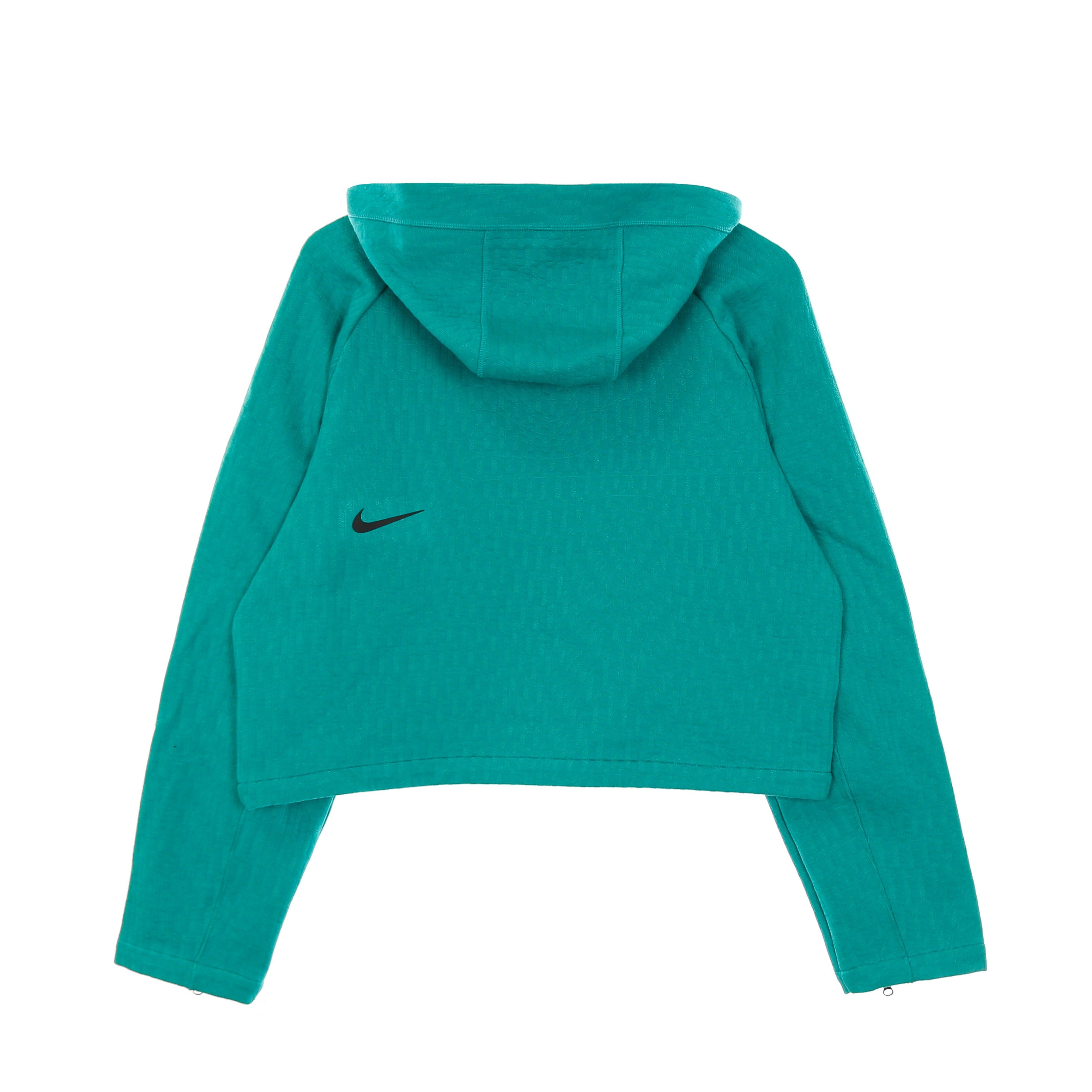 Nike, Felpa Leggera Cappuccio Donna W Sportswear Tech Pack Hoodie All Over Jacquard, 