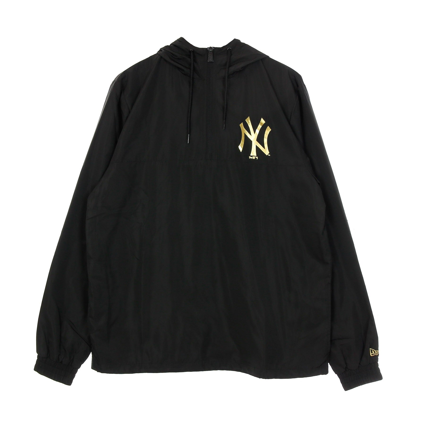 Giacca a Vento Infilabile Uomo Mlb Metallic Windbreaker Neyyan Black