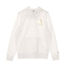 New Era, Felpa Leggera Cappuccio Uomo Mlb Metallic Hoodie Neyyan, White