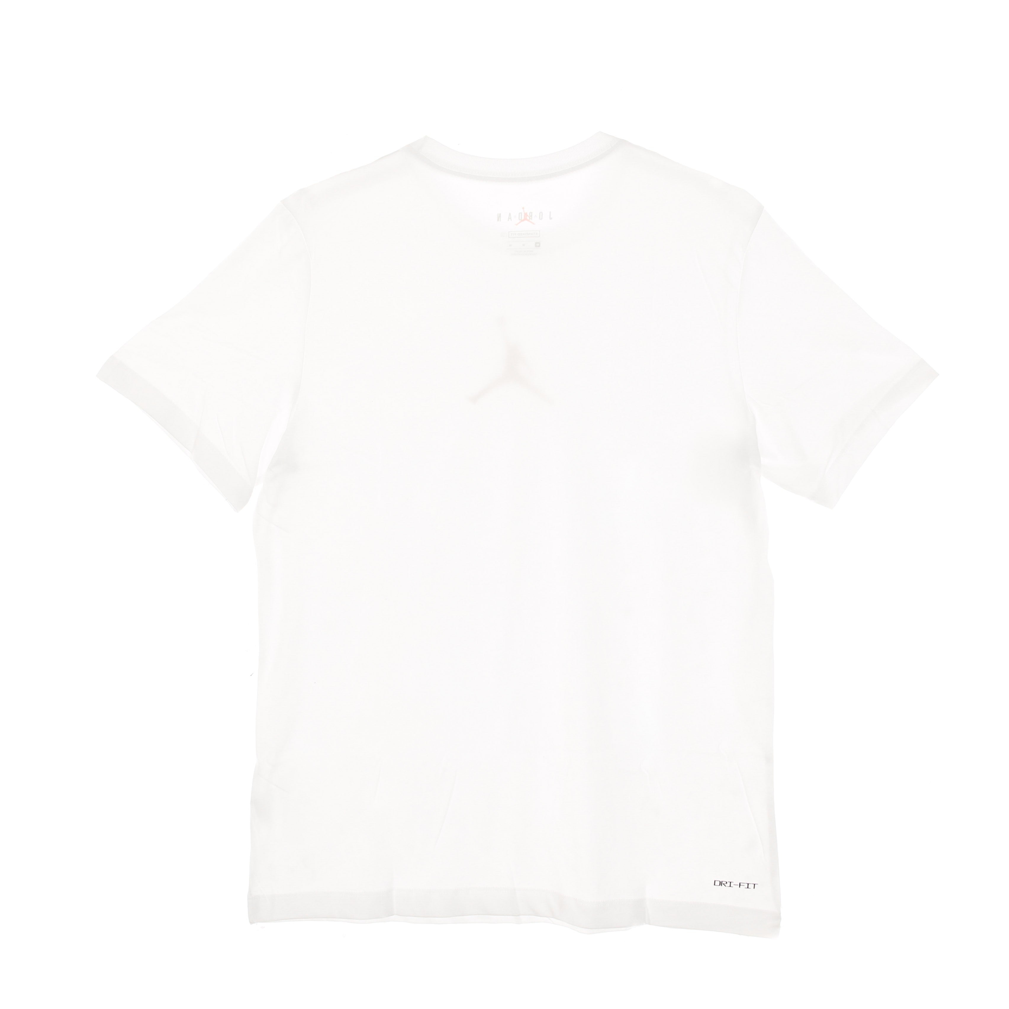 Maglietta Uomo M Jumpman Dry Fit Ss Crew White/gym Red