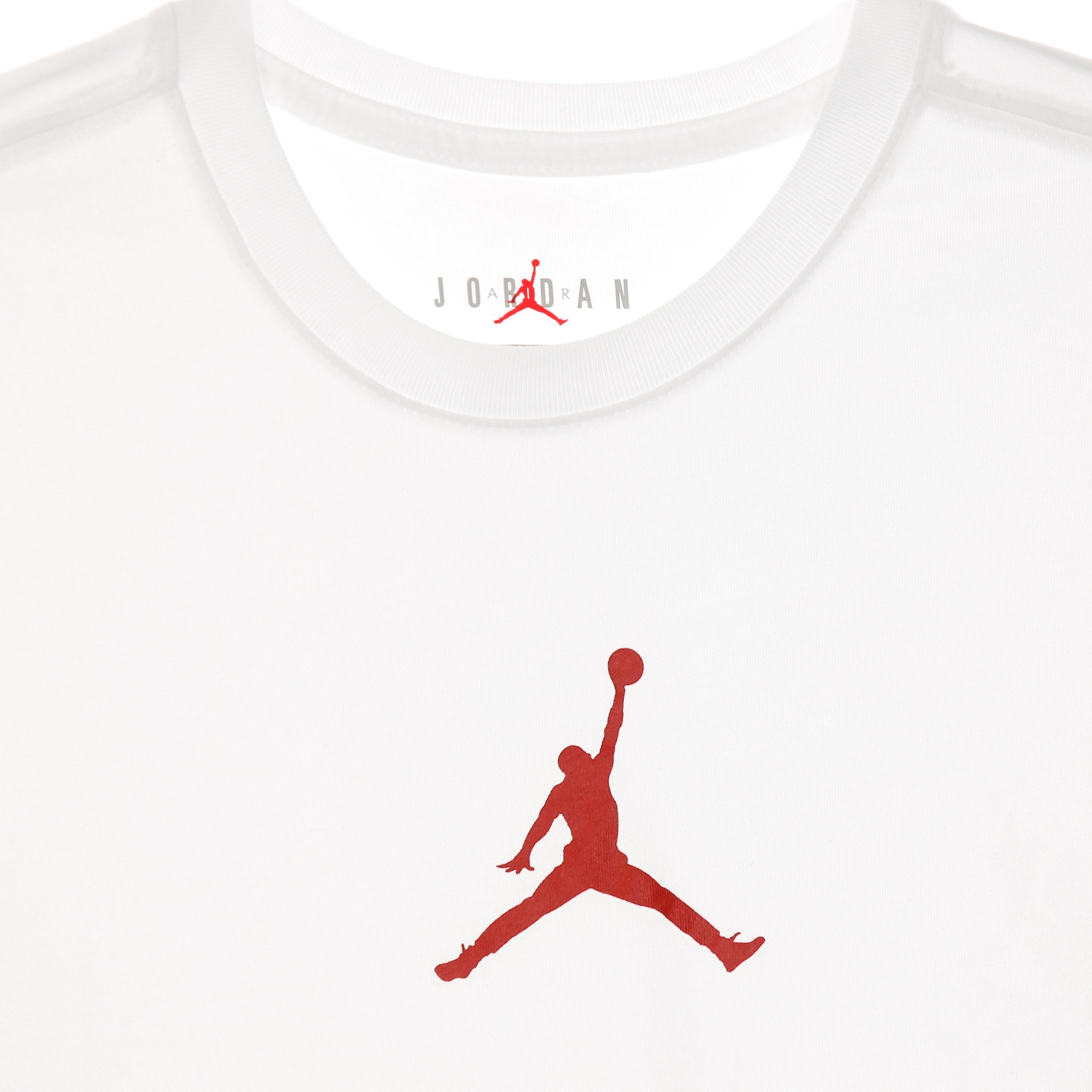 Men's T-Shirt M Jumpman Dry Fit Ss Crew White/gym Red