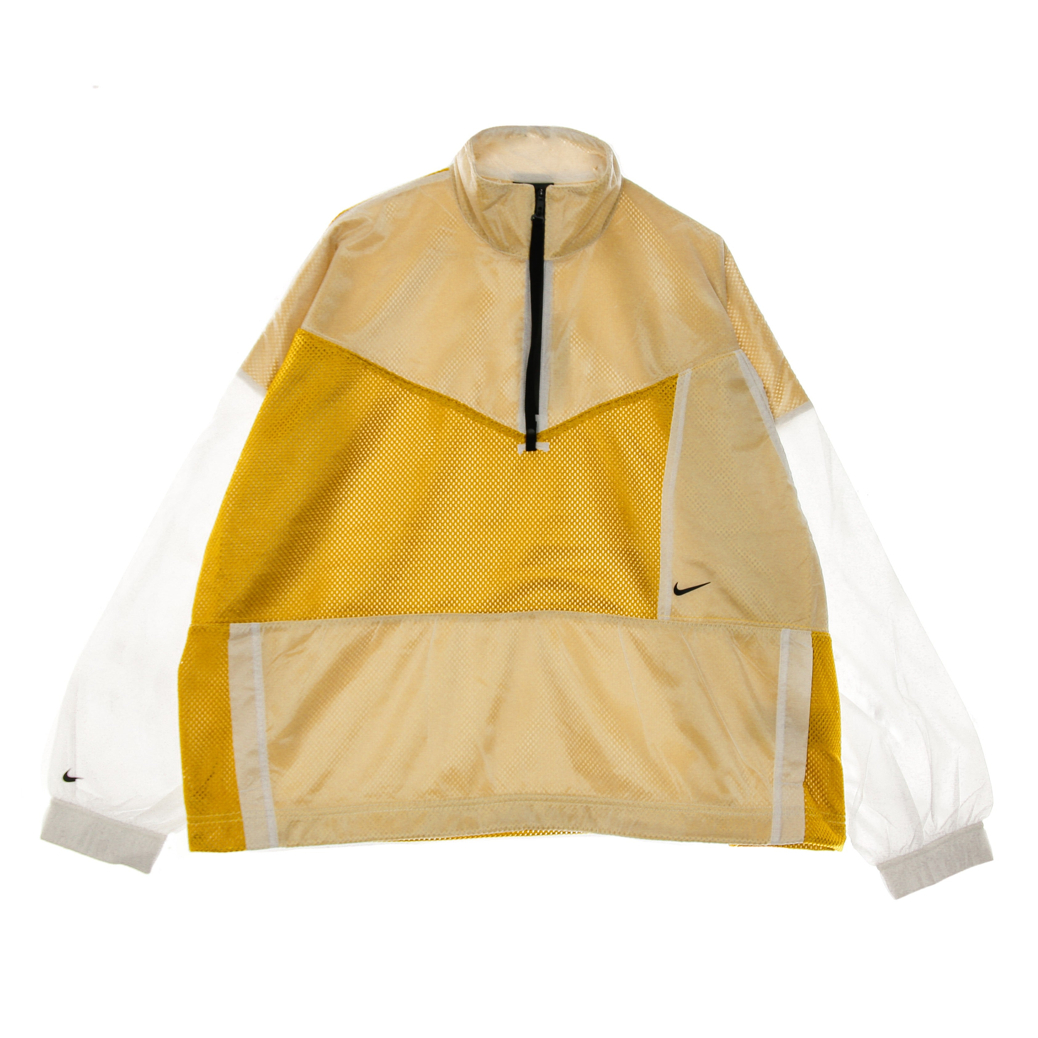 Nike, Giacca Tuta Donna W Sportswear Tech Pack Jacket Woven Mesh, Dark Citron/white/black