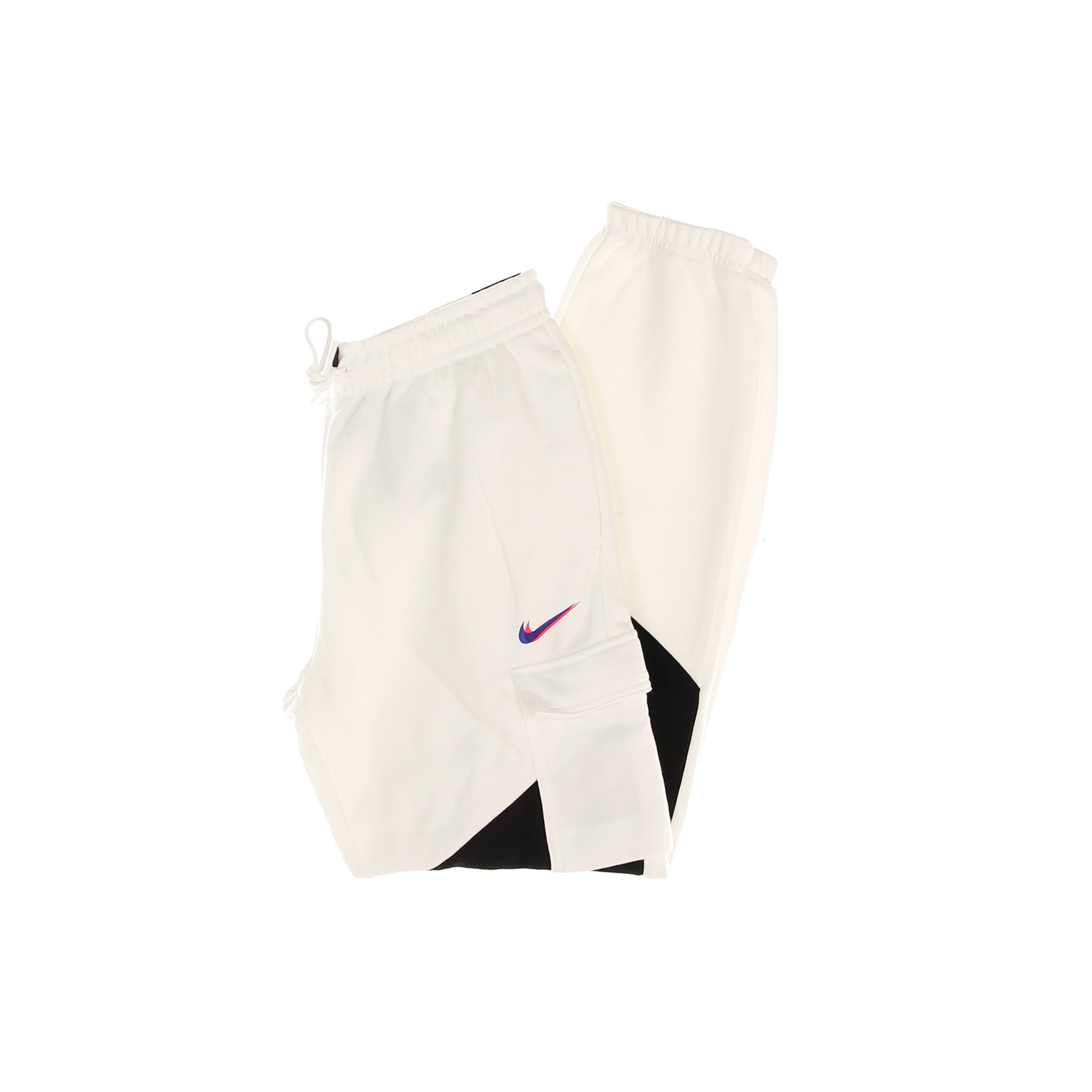 Women's Fleece Tracksuit Pants W Sportswear Cargo Loose Pant White