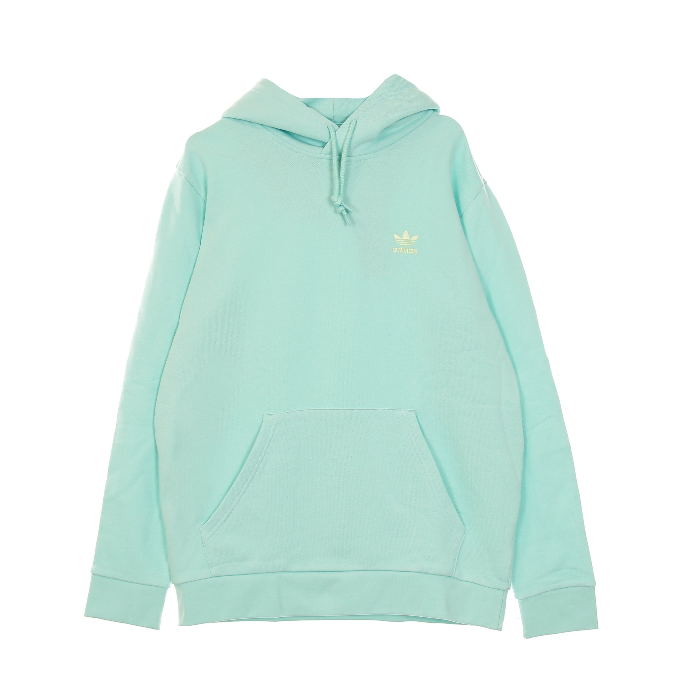 Adidas, Felpa Leggera Cappuccio Uomo Essential Hoody, Clear Mint