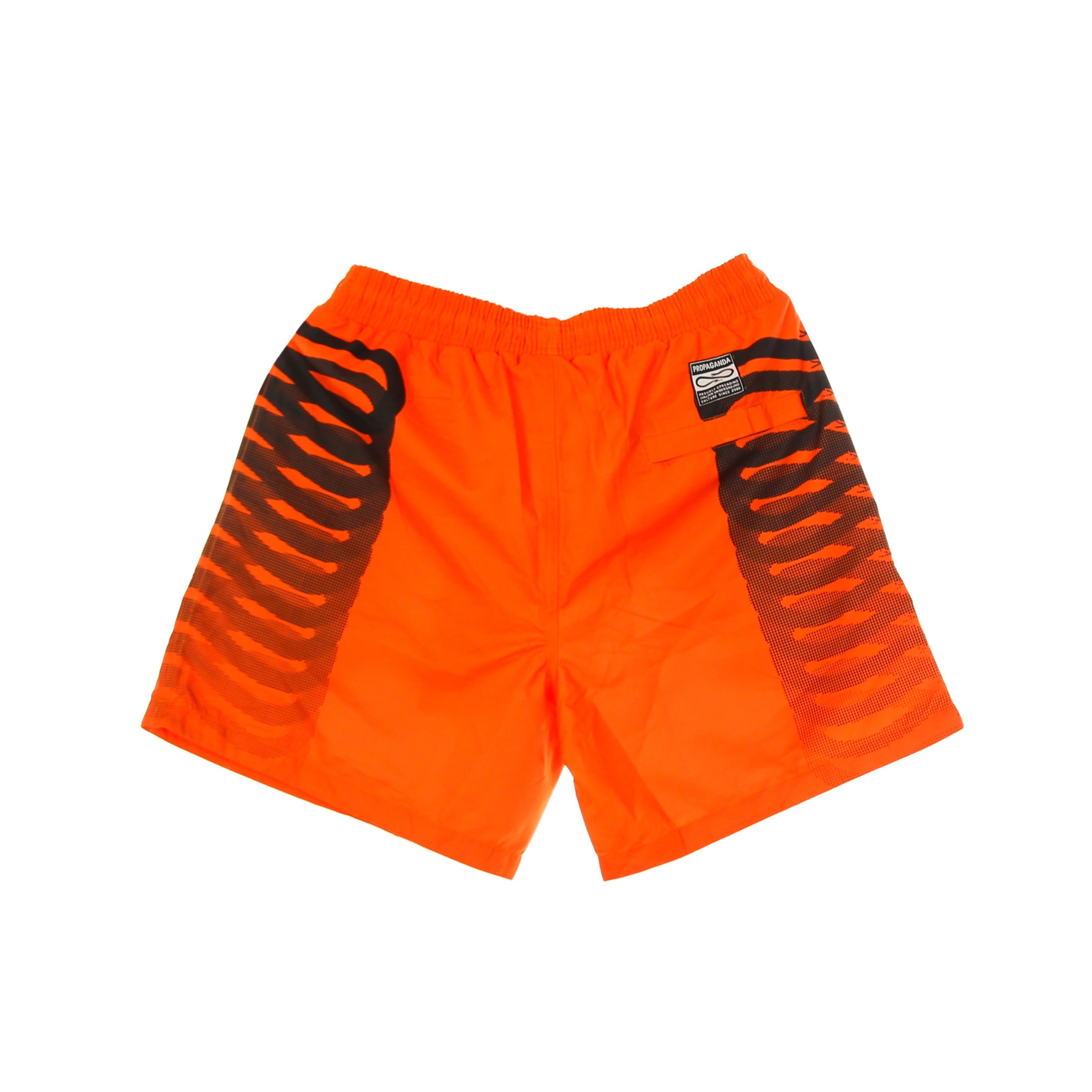 Men's Ribs Swim Trunk Orange Swim Shorts