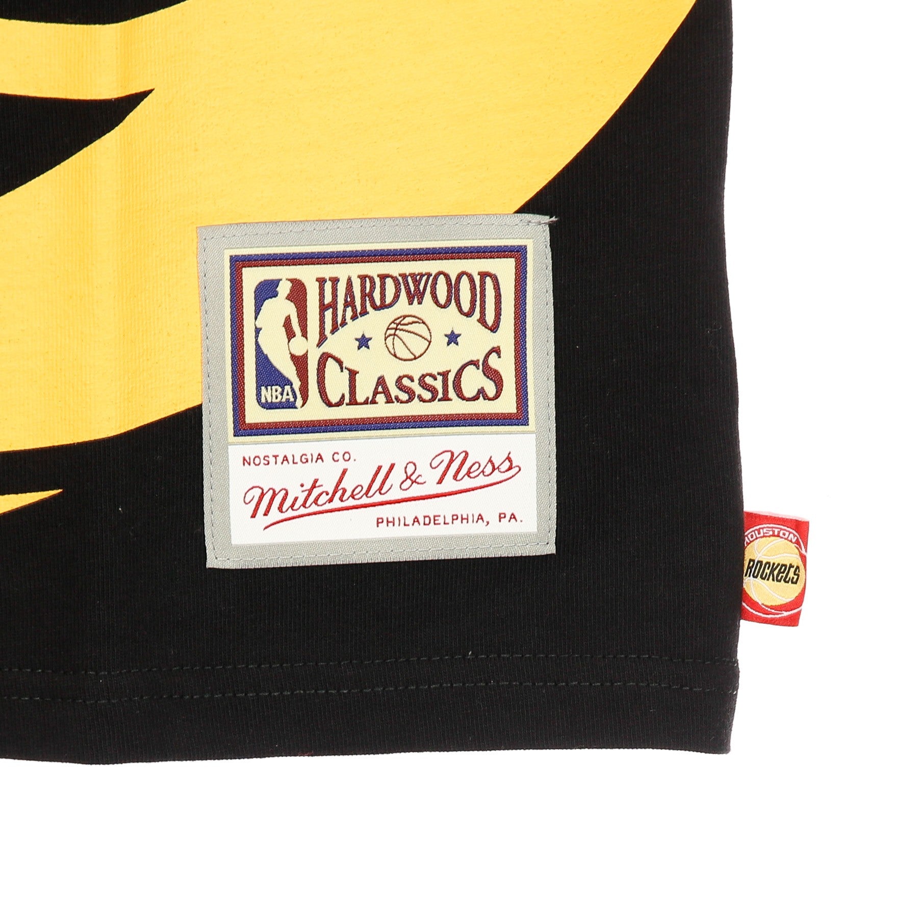 Mitchell & Ness, Maglietta Uomo Nba Flames Tee Hardwood Classics Hourock, 