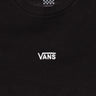 Vans, Maglietta Corta Donna Flying V Crop Crewneck Sport, Black