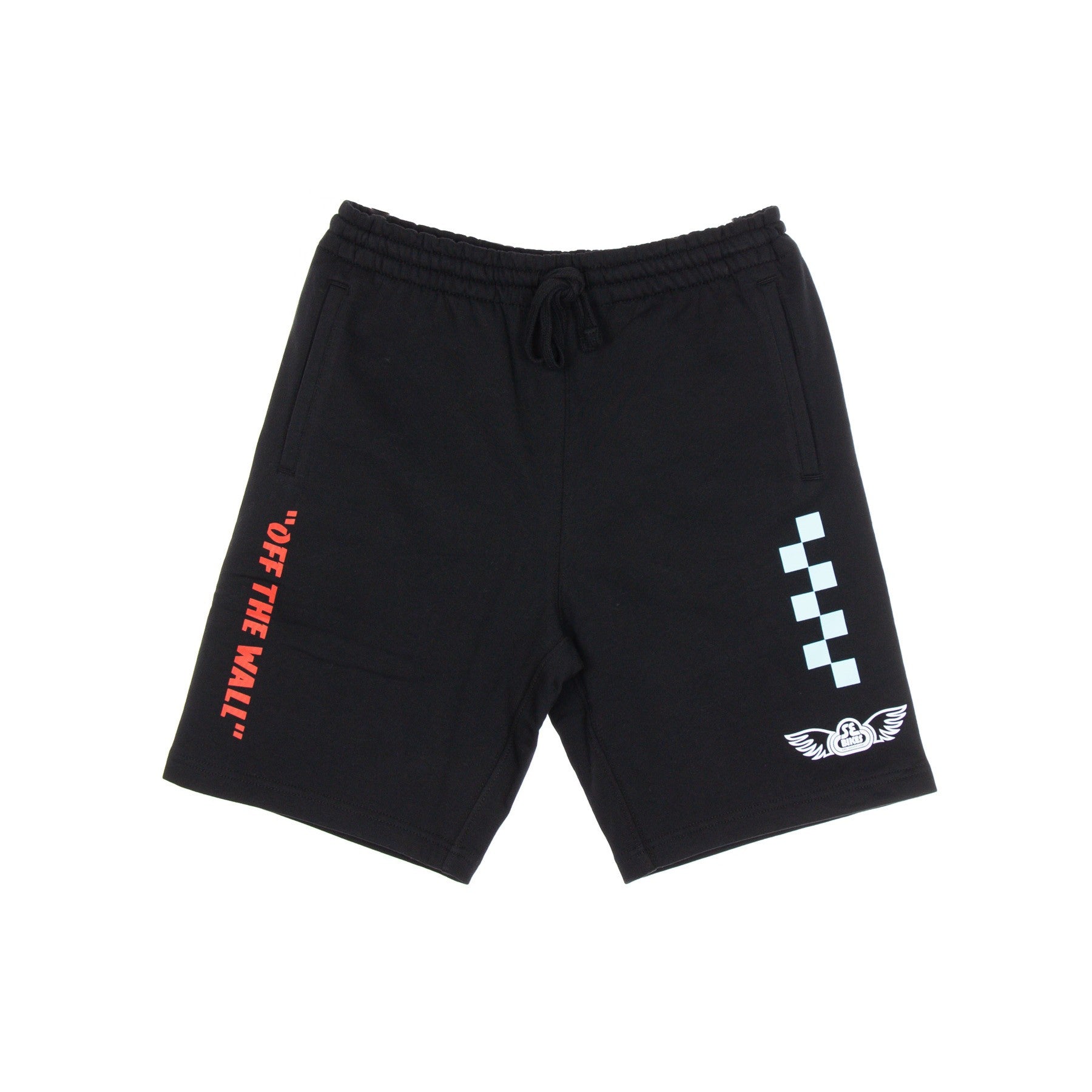 Pantalone Corto Tuta Felpato Uomo Vans Fleece Short X Se Bikes Black