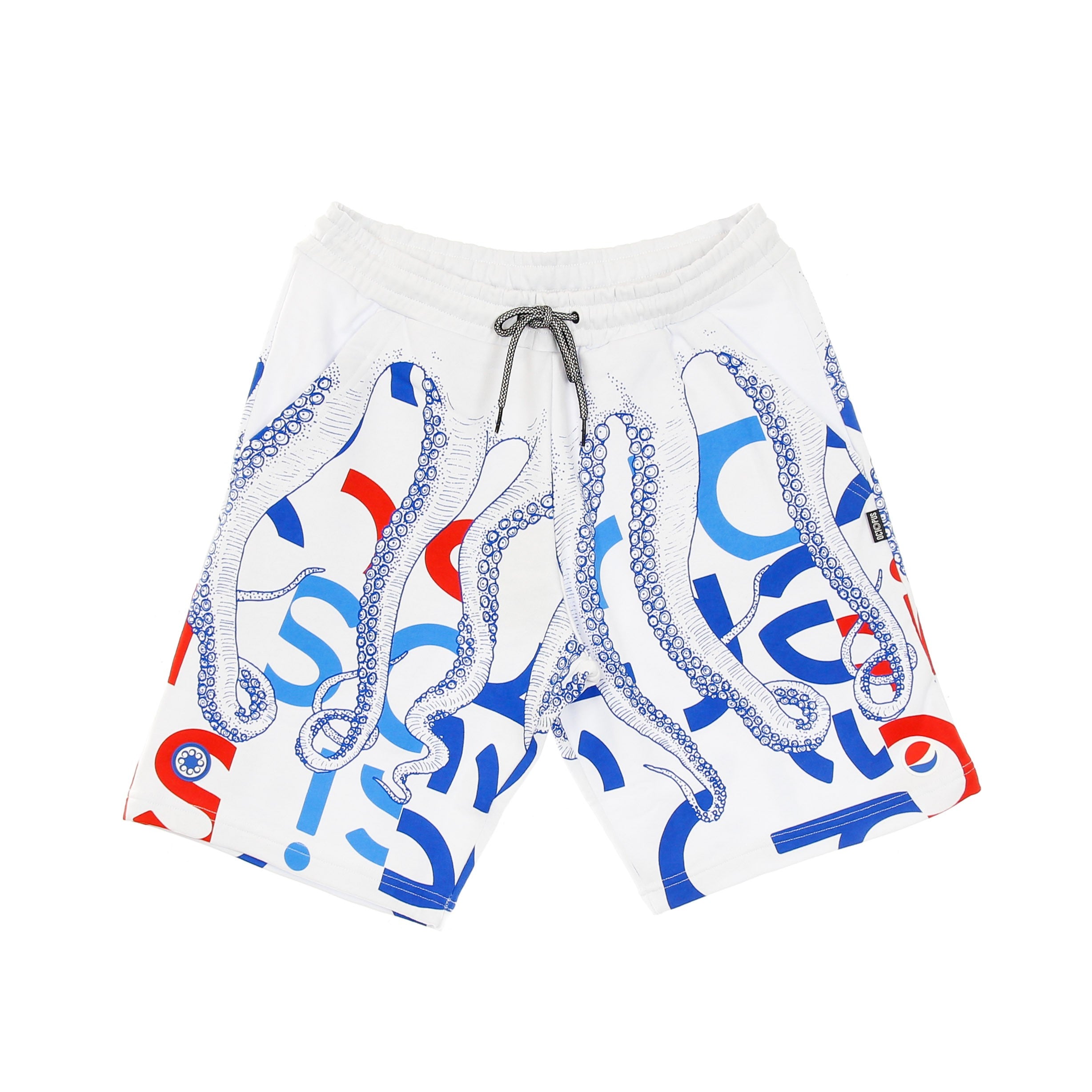 Men's Tracksuit Shorts Camo Sweatshort X Pepsi White